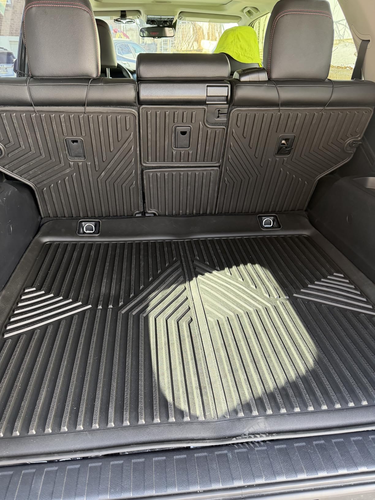 LASFIT Floor Mats for Toyota RAV4 2019-2025 (Fit Hybrid/Prime/PHEV) | Hybrid LE/XLE/XSE/Limited & Prime All Weather TPE Custom Fit Floor Liner for RAV 4 1st & 2nd Row Car Mat Accessories, Black customer photo 1