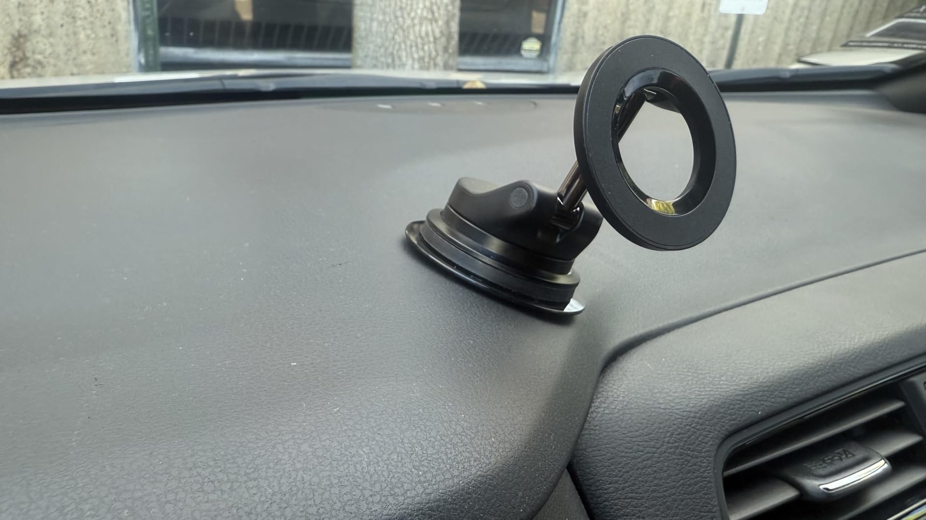 LISEN for Magsafe Car Mount, Cell Phone Holders for Your Car, Magnetic Car Accessories for Women Men Truck Jeep BMW, Vacuum Gifts Kits for iPhone 17 Pro Max 16 15 14 13 12, Samsung S26, Black customer photo 2