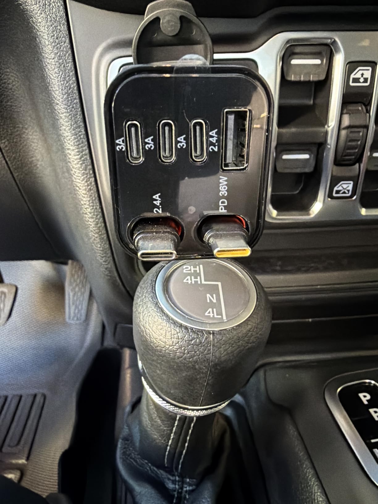 SUPERONE 6 in 1 Retractable Car Charger with Dual Type C Cables, 99W Ultra-Compact USB C Car Accessories Adapter with 4 USB Ports, Fast Charging Car Charger for iPhone 17/16/15/14/13/12, Galaxy, iPad customer photo 1
