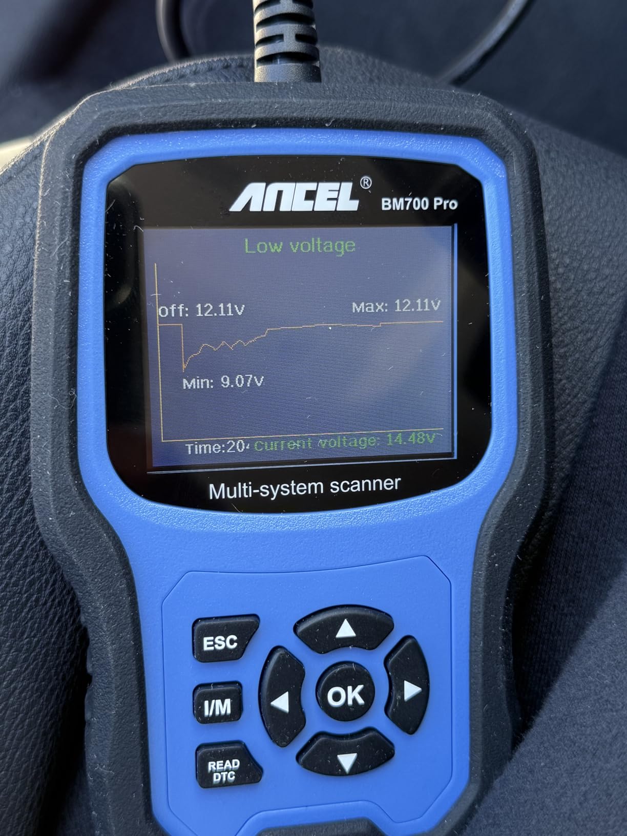 ANCEL BM700 PRO Fit for BMW Scanner - Battery Registration Tool, Code Reader for BMW/Mini/RR, Advanced OBD2 Scanner Auto V-I-N, Full System Diagnostic for BMW Scan Tool with All Reset Services (Blue) customer photo 2
