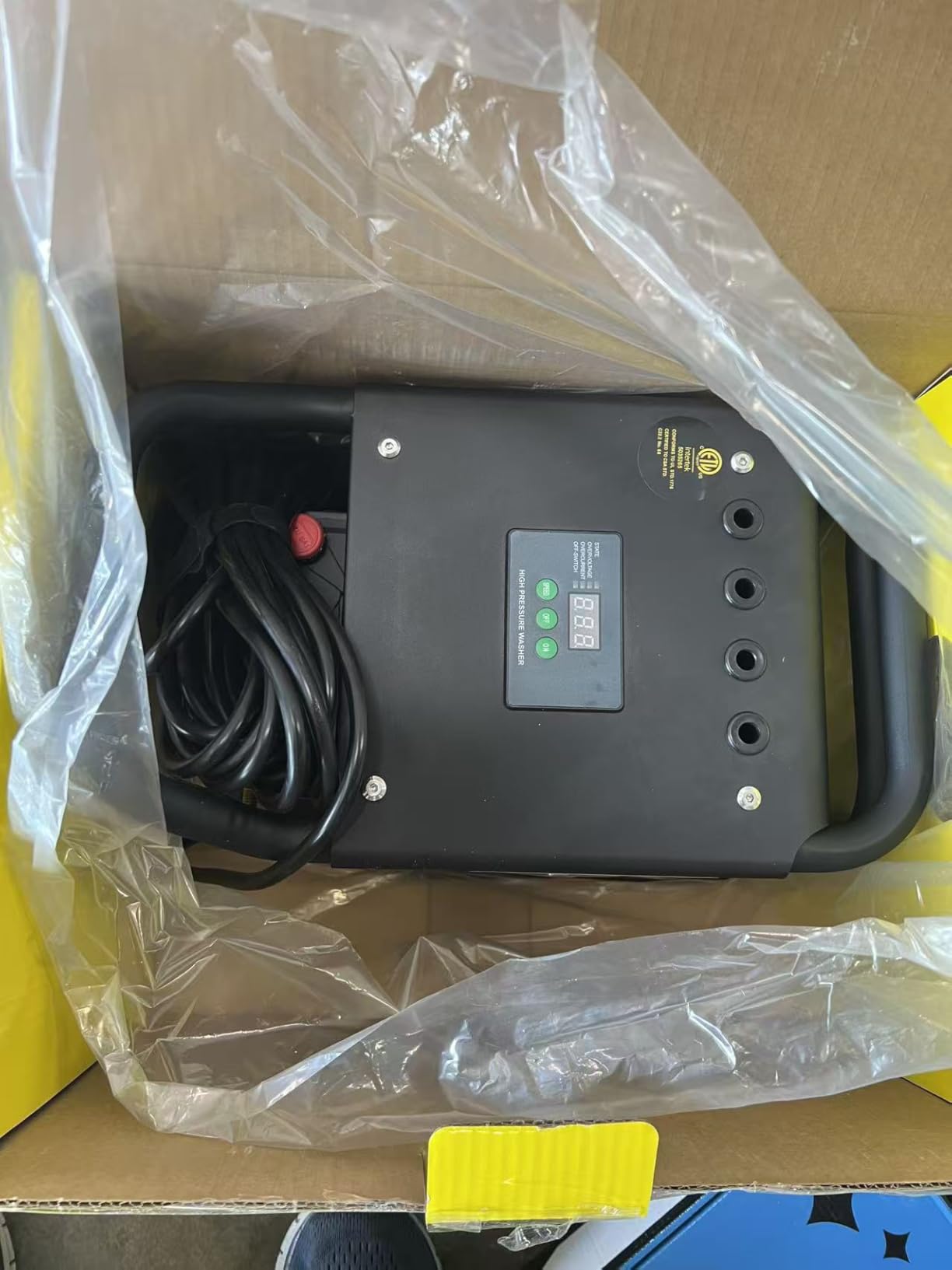 2025 Upgraded 100bar 2.3GPM Commercial Electric Pressure Washer - PM Inverter 3HP Motor, Horizontal Triplex Pump, Power Washer with 65dB Quiet, with 7 Nozzles (0/15/25/40/Soap/Turbo) for Cars/Driveway customer photo 2