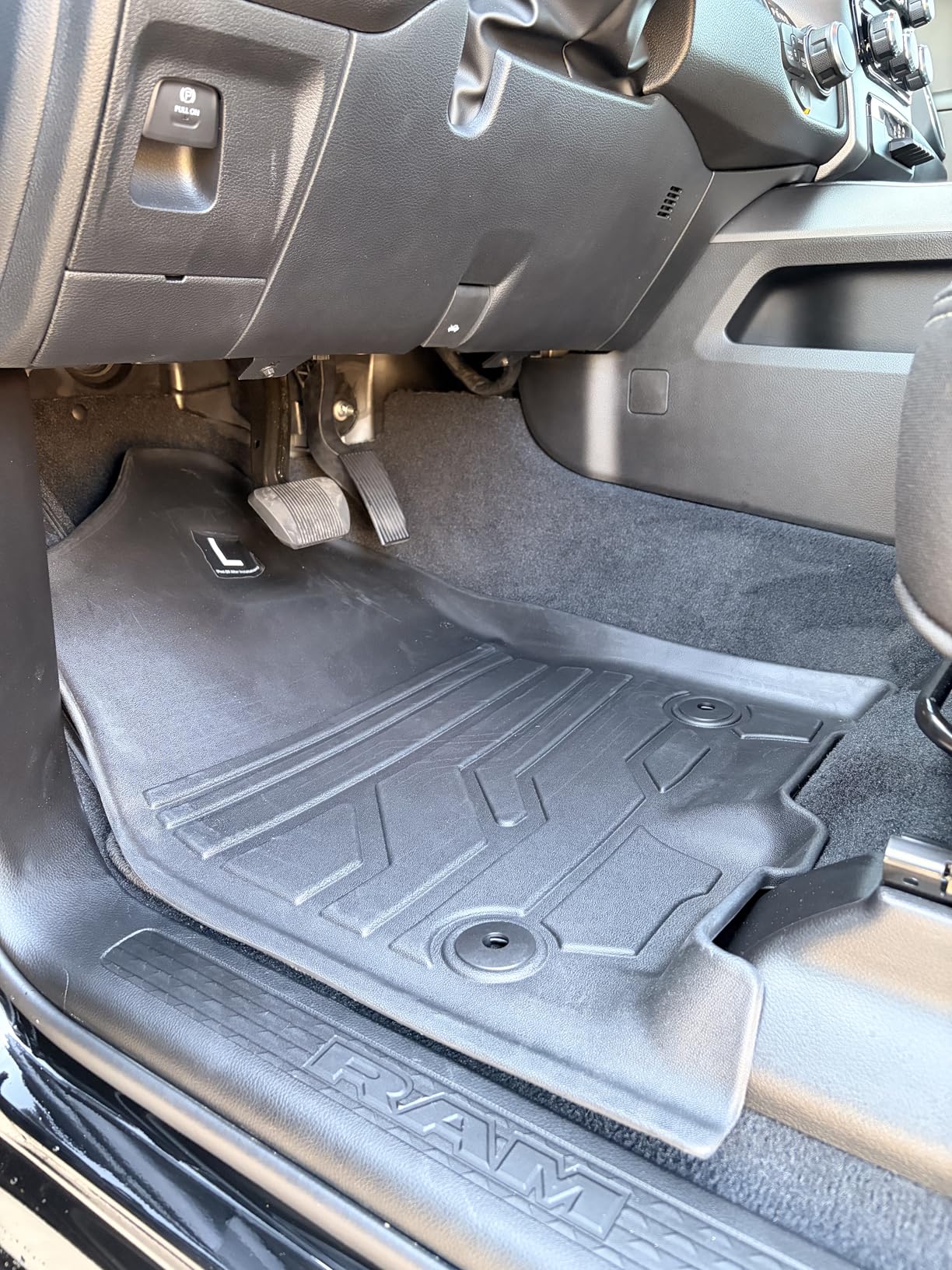 KARPAL Floor Mats for Ram 1500 DT Crew Cab 2019-2024 New Body Style (NOT Fit Classic Body), All Weather TPE Floor Liners 1st & 2nd Row Car Mats w/Out Underseat Storage, Ram Accessories customer photo 2