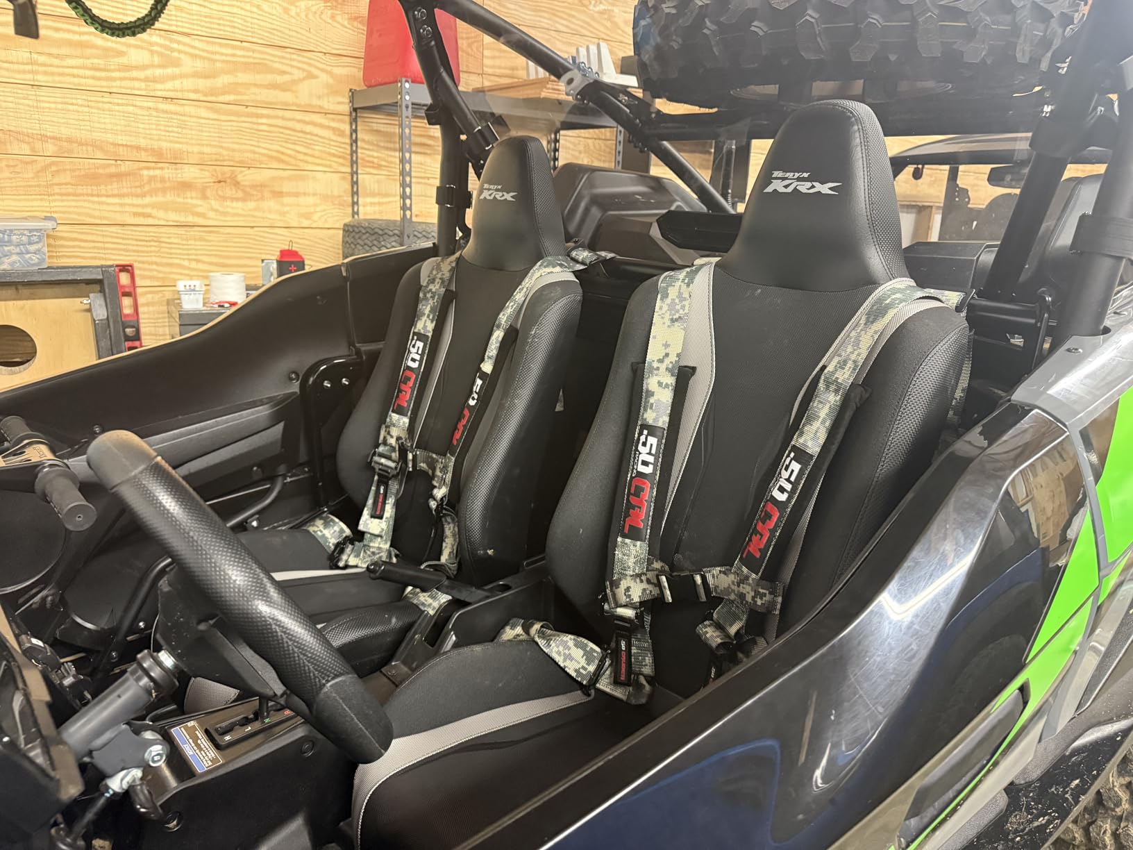 1pc 4 Point Harness for Bucket Seat, Push Release, 10 Color Options, Racing Harness, Race Car, Off Road, UTV, RZR (Black, 2 inch) customer photo 2