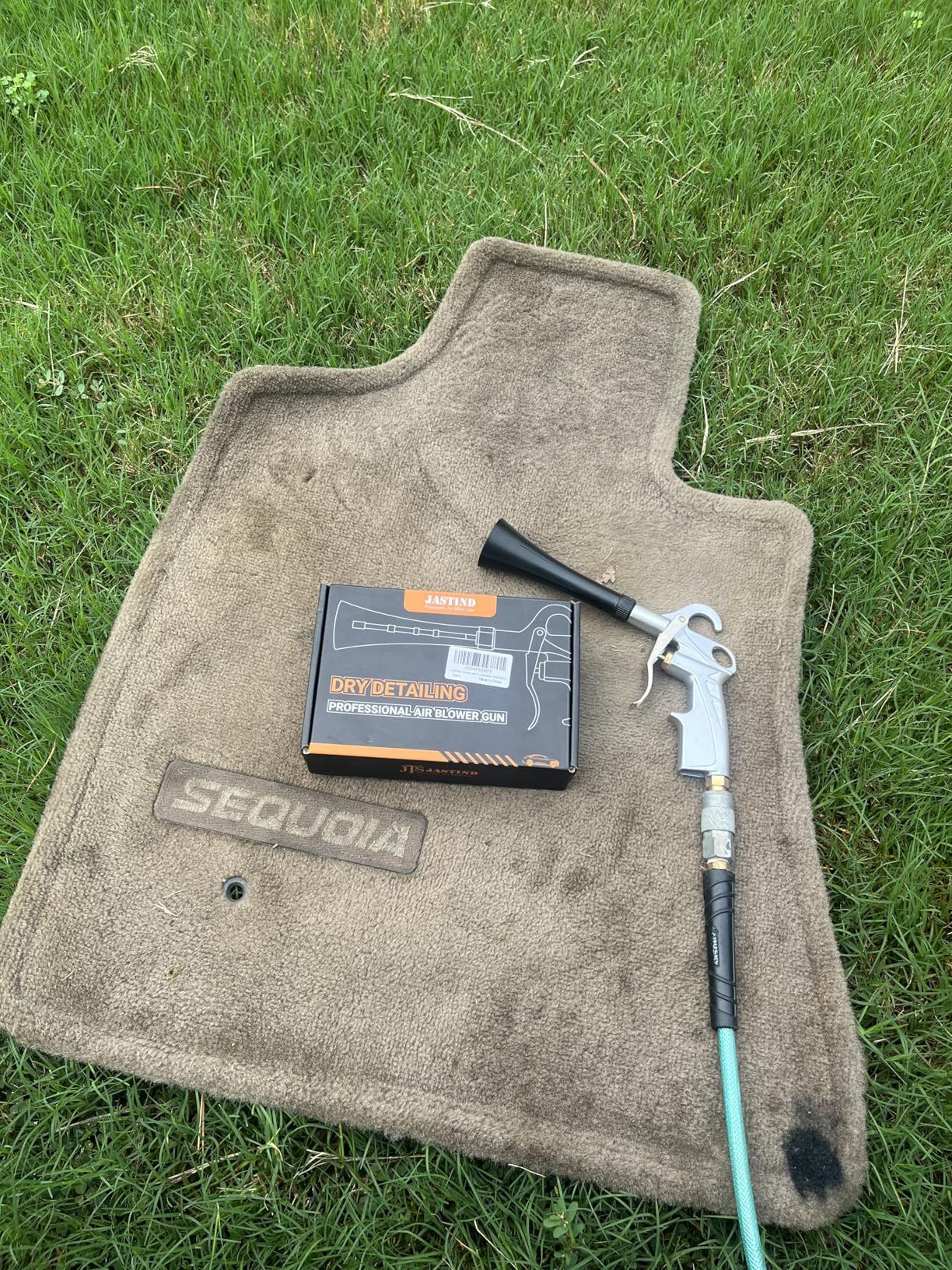 JASTIND Tornado Car Cleaning Gun, Powerful Dry Car Detailing Air Gun Blower with Replacement Blasting Tube, Brass 1/4 IN NPT Quick Connector, Metal Air Blaster for Air Compressor Attachments customer photo 1