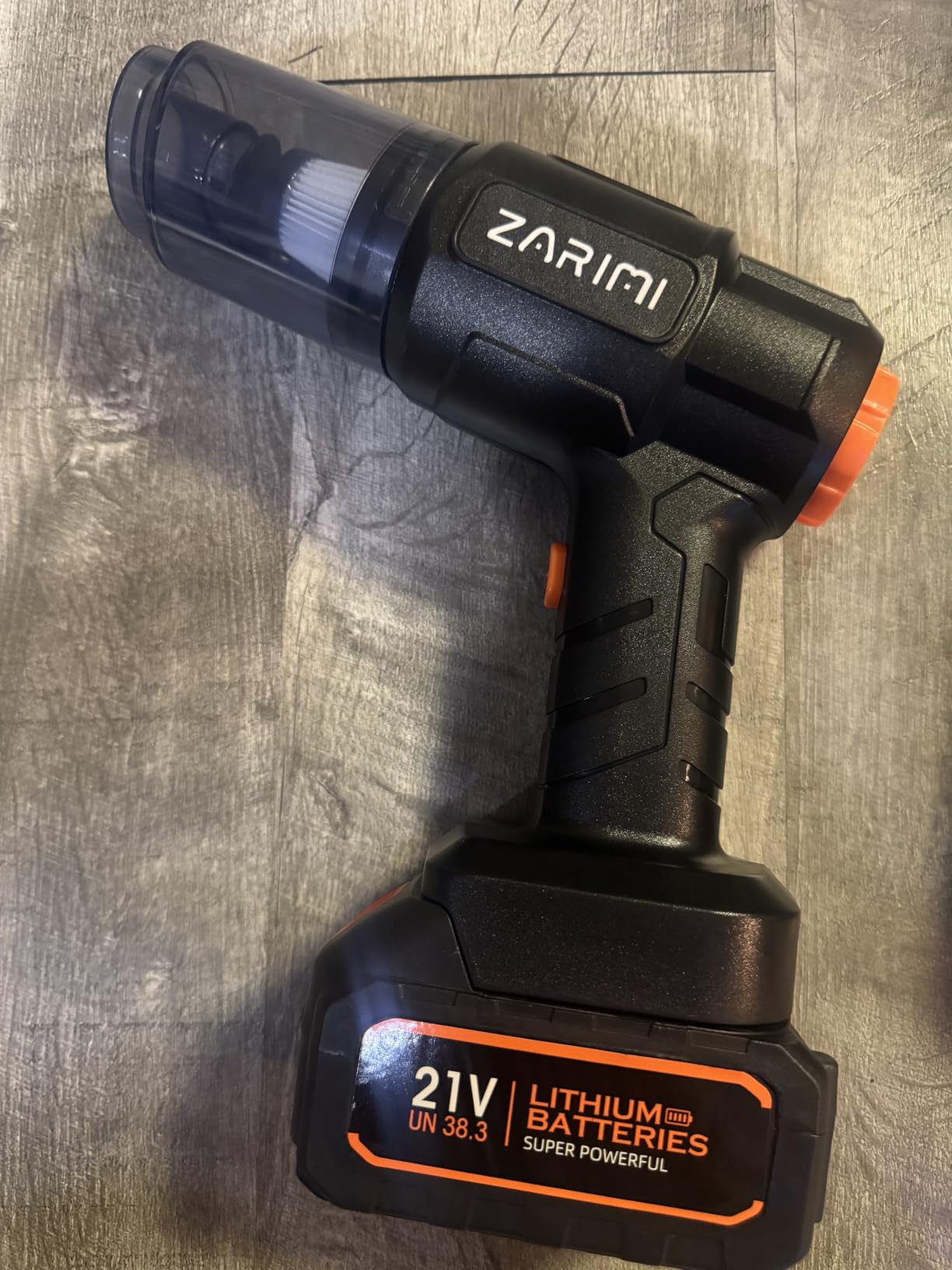 Car Vacuum Portable Cordless, 50000Pa High Power Rechargeable Dust Buster with 2 Batteries & Charger, 6-in-1 Handheld Vacuum Cleaners for Home, Car, Pet Hair, Keyboard, Graphite Black customer photo 1