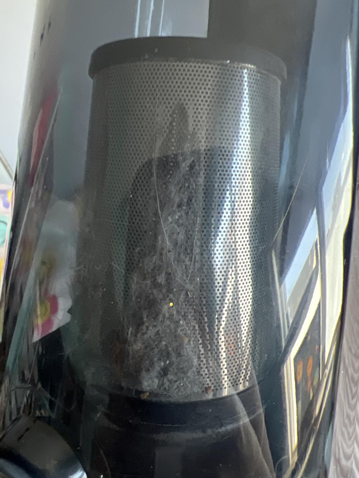 Pet Hair Handheld Vacuum Cordless: 20000PA High Power Car Vacuum with Motorized Brush and LED Light, Rechargeable Hand Held Vacuum Cleaner with Reusable Filter for Car, Home, Office & Pet, Purple customer photo 1