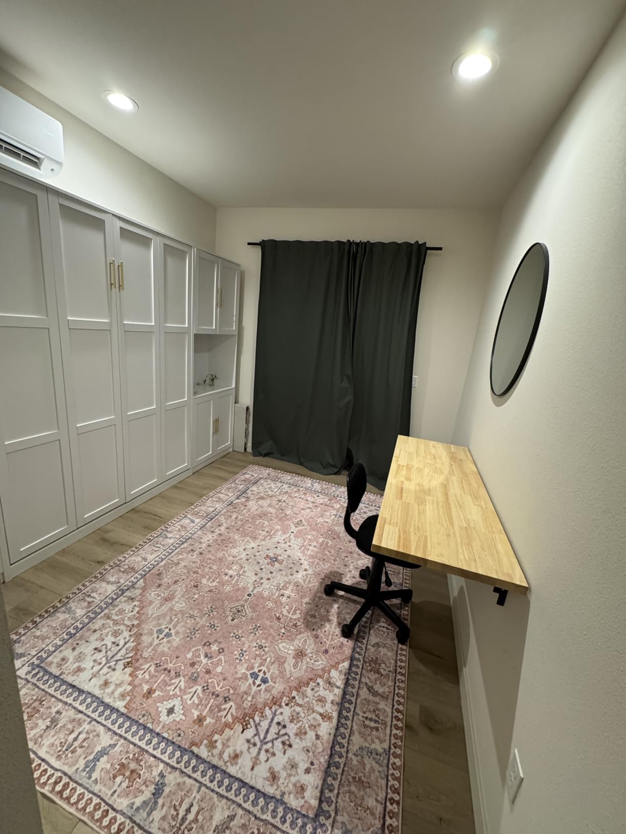 SafeRacks Heavy Duty Wall Mounted Folding Table | Collapsible Workbench with Soft Close Dampers | 48