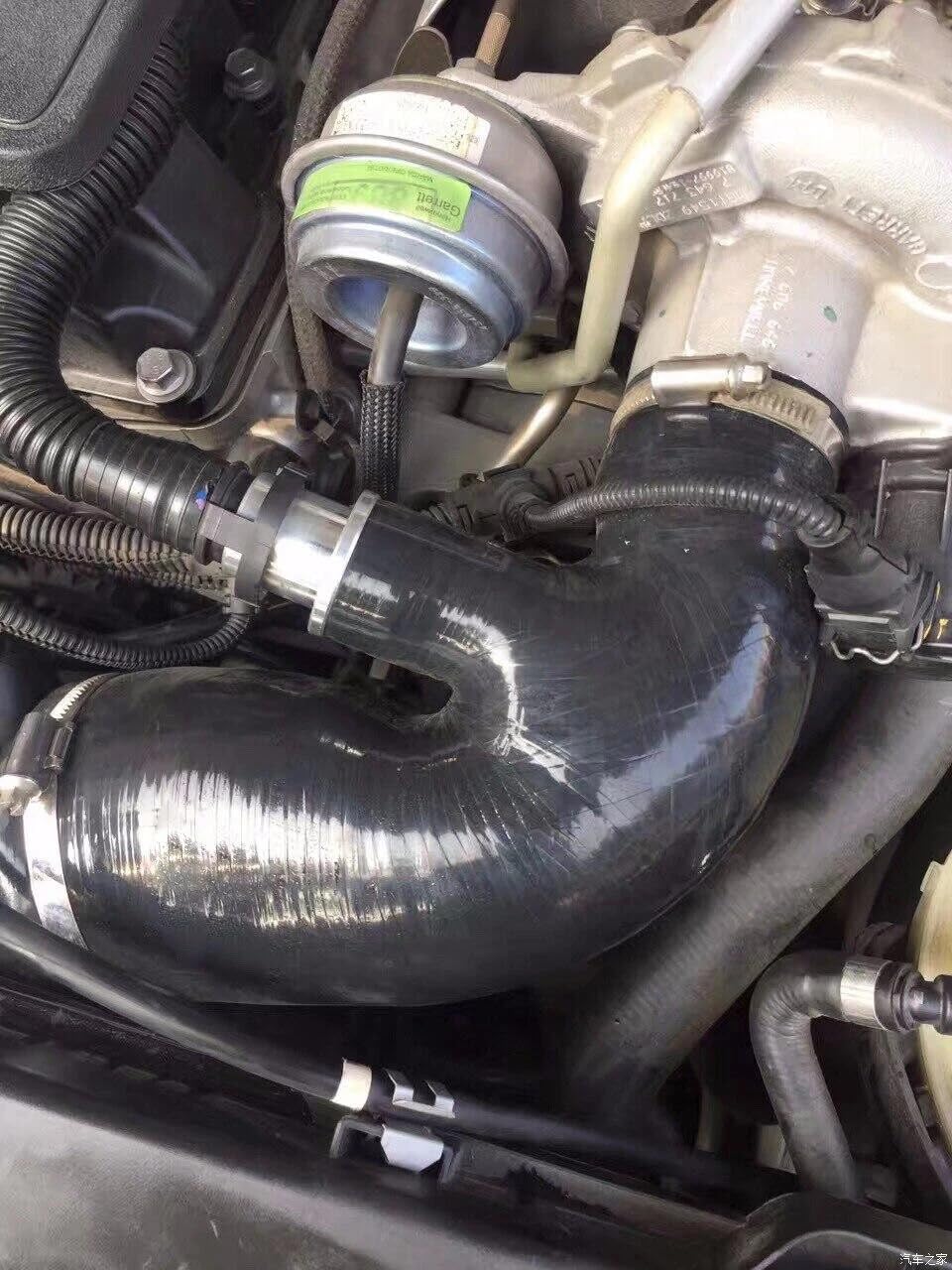 Turbo Inlet Pipe Hose Compatible with BMW F20 F21 M135i /F22 F23 M235i /F87 M2 /F30 F31 335i /F32 F33 F36 435i N55 3.0T, Increases Horsepower, Improve Turbo Response and Less Turbo Lag customer photo 1