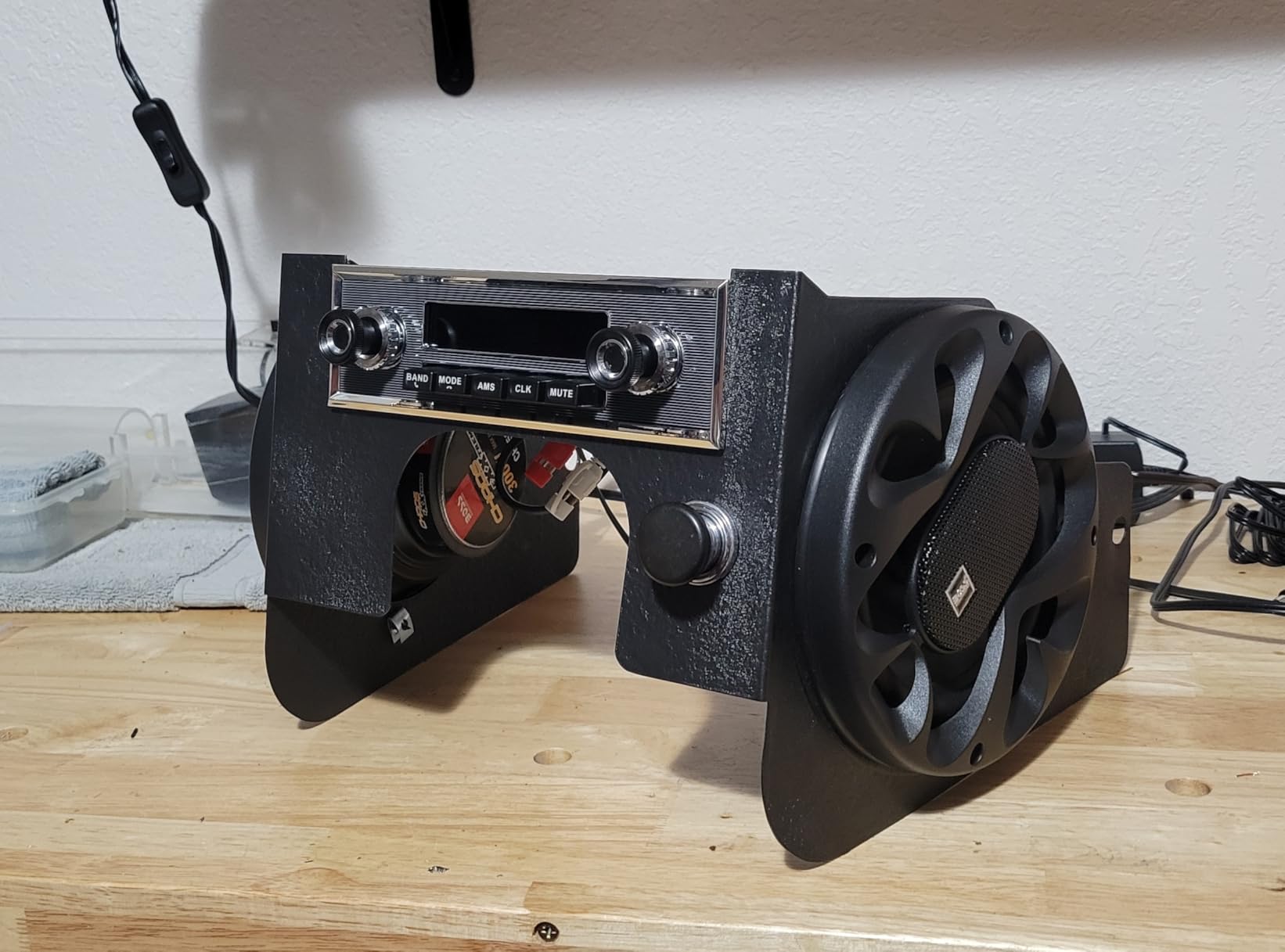 Bluetooth Retro Radio for Classic Vehicles: Single Din Vintage Stereo for Car - AM FM Tuner USB AUX Input Subwoofer RCA Output customer photo 1