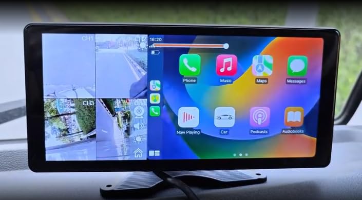 RV Camera System with Carplay & Android Auto, 10.36