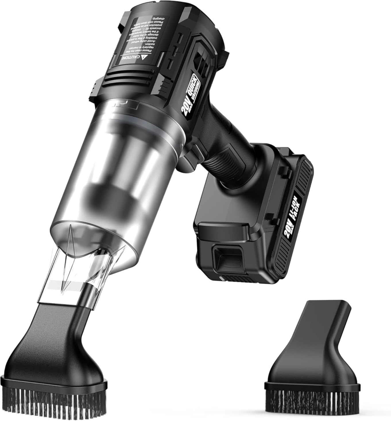 Car Vacuum Cordless, 35000PA Strong Suction Handheld Vacuum with 2 Detachable Batteries, 60Min Runtime Portable Vacuum Cleaner for Car Detailing, Pet Hair, Home Couch & Office, 350ML XL Dust Cup customer photo 1