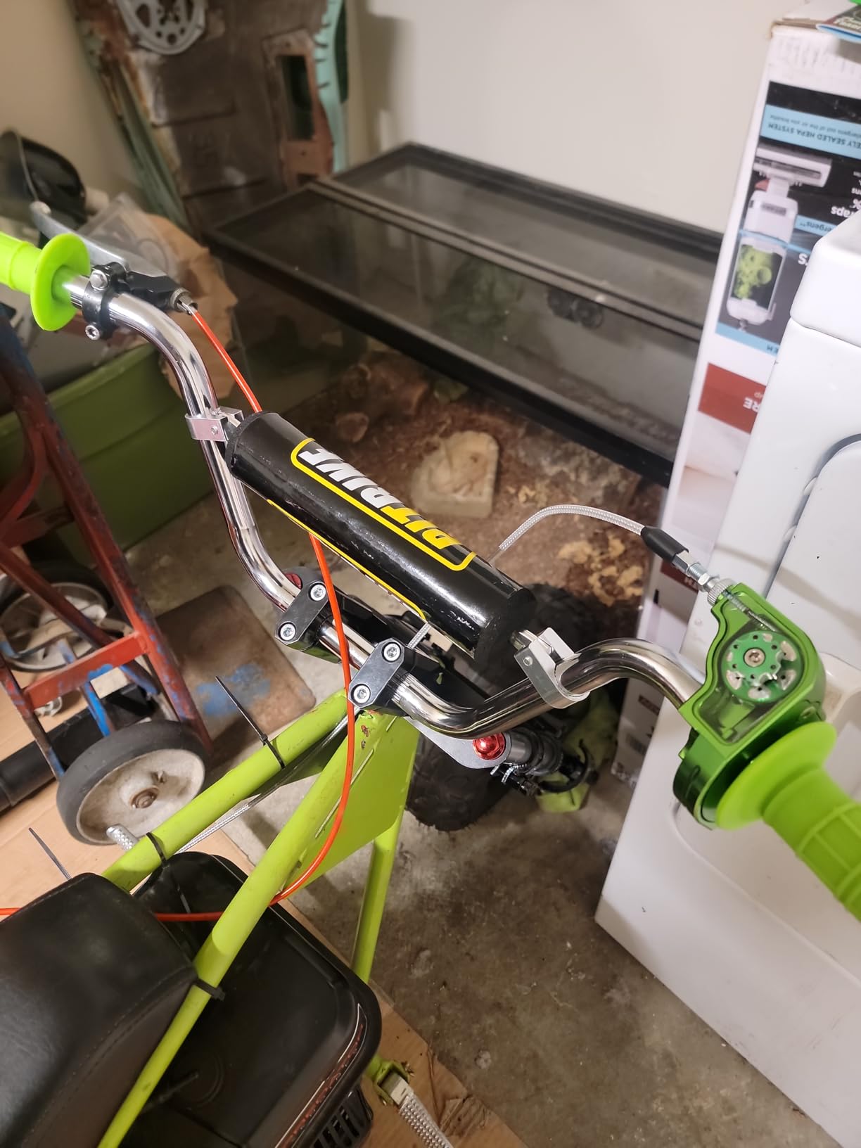 Mini Bike Front Forks Suspension Kit Replacement for Monster Mega Moto MMB80 MMB105 Motovox MBX10 MBX11 GMB100 Coleman CT100U Baja DB30 TrailMaster Storm 200 Parts 7/8 22mm Handlebar Risers customer photo 2