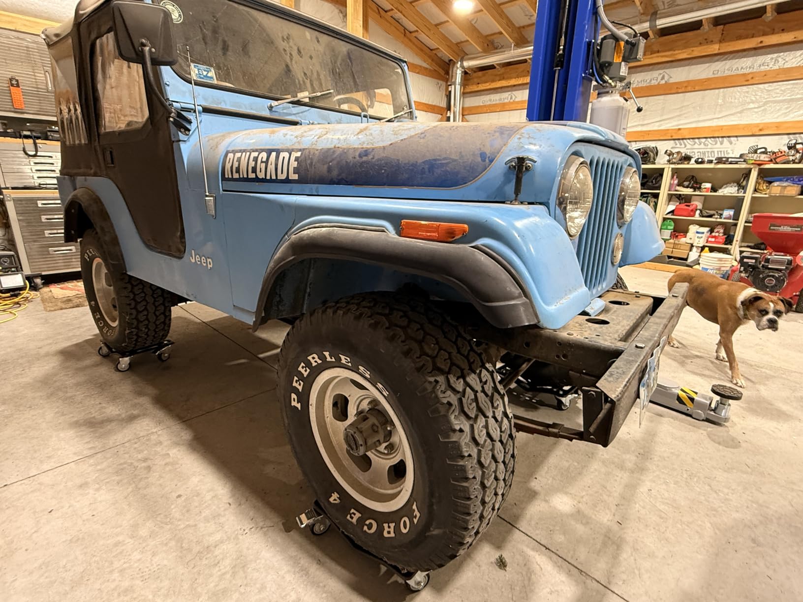 KEDSUM Car Dolly Set of 4, 6000 LBS Heavy Duty Car Wheel Dolly, High-tensile Structural Steel & Reinforced Rid Design customer photo 1