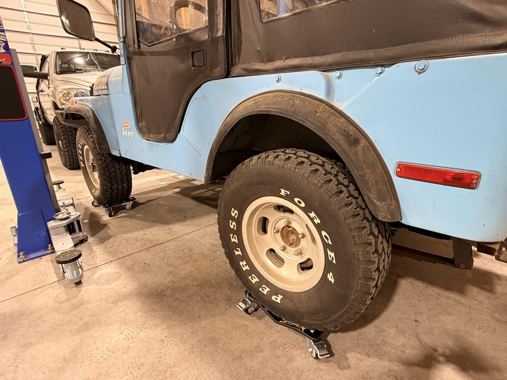 KEDSUM Car Dolly Set of 4, 6000 LBS Heavy Duty Car Wheel Dolly, High-tensile Structural Steel & Reinforced Rid Design customer photo 2