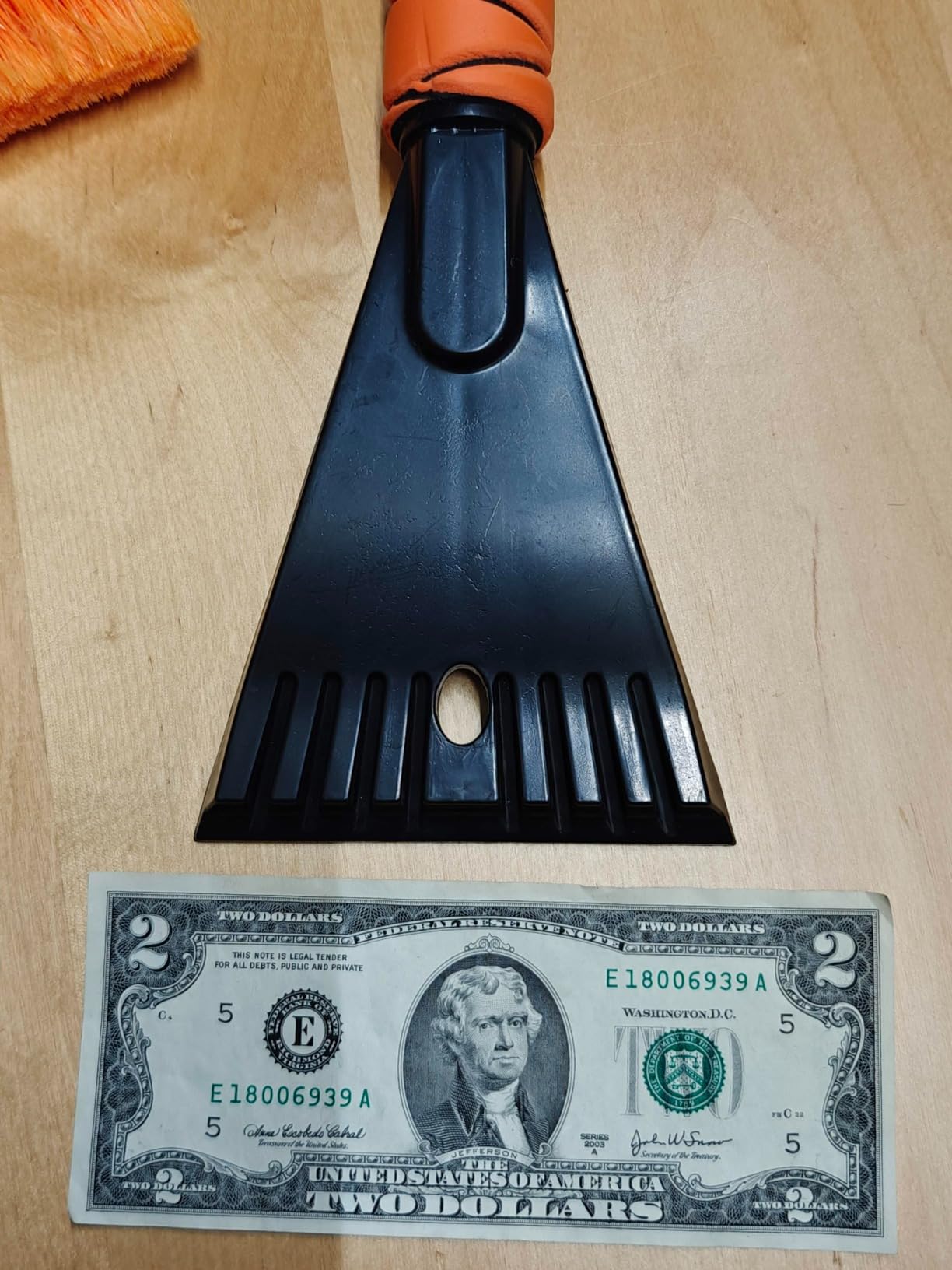 Snow Brush & Ice Scraper, 27 Inch, Ice Scrapers for Car Windshield, Detachable Snow Removal Tool with Ergonomic Foam Grip for Cars, Trucks, Suvs (Heavy Duty Abs, PVC Brush) customer photo 1