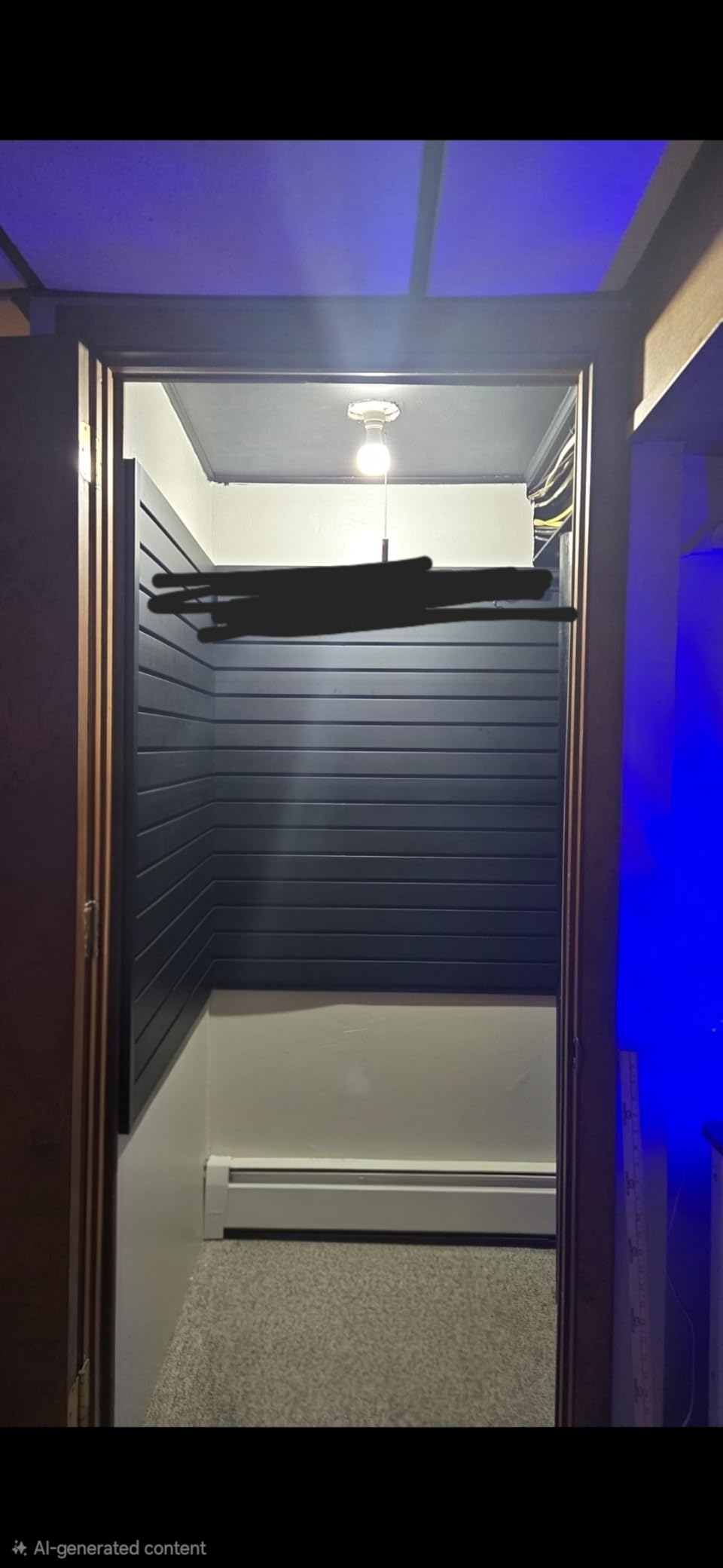 Brakki Slat Wall Paneling 4x8 Ft, Slatwall Garage Organizer Storage System | PVC Slatwall Panels, Garage Organization Product, Heavy Duty Wall Mounted, Tool Storage for Home, Black customer photo 1