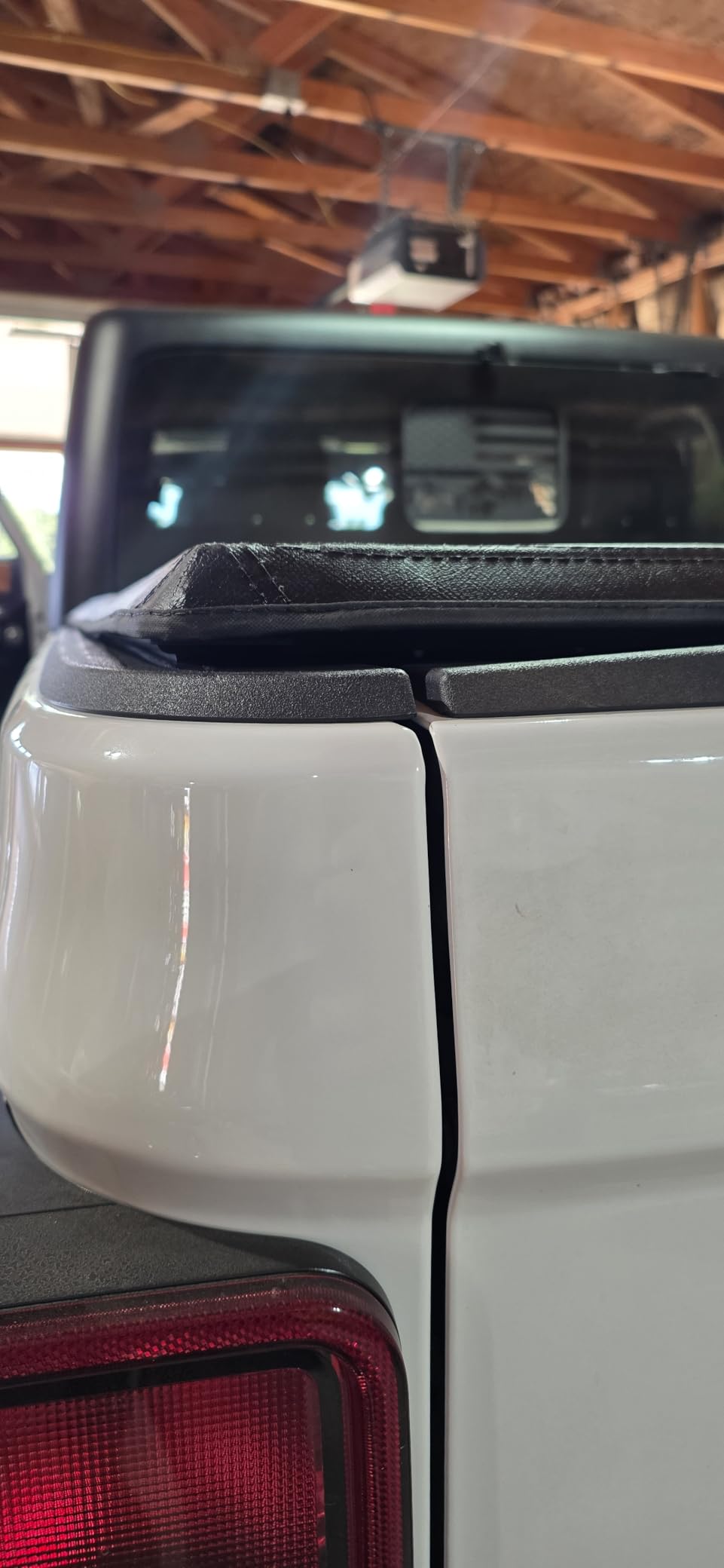 Soft Tri-Fold Truck Bed Tonneau Cover Fit for Jeep Gladiator JT 2020 2021 2022 2023 2024 2025 2026 5 ft Bed with Trail Rail System customer photo 1