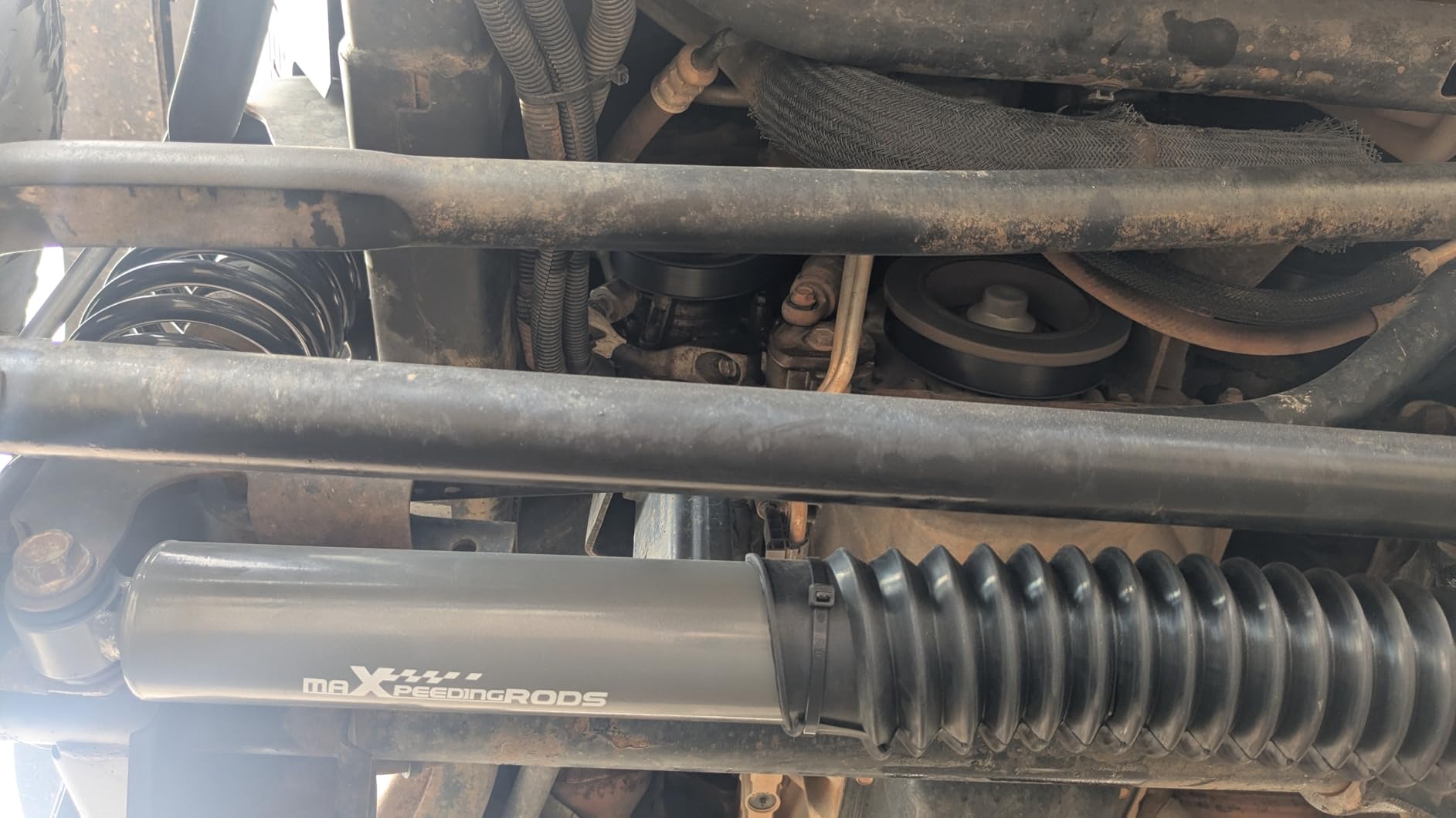 maXpeedingrods Steering Stabilizer for Jeep Wrangler JK JKU 2007-2018, G1 Version customer photo 1