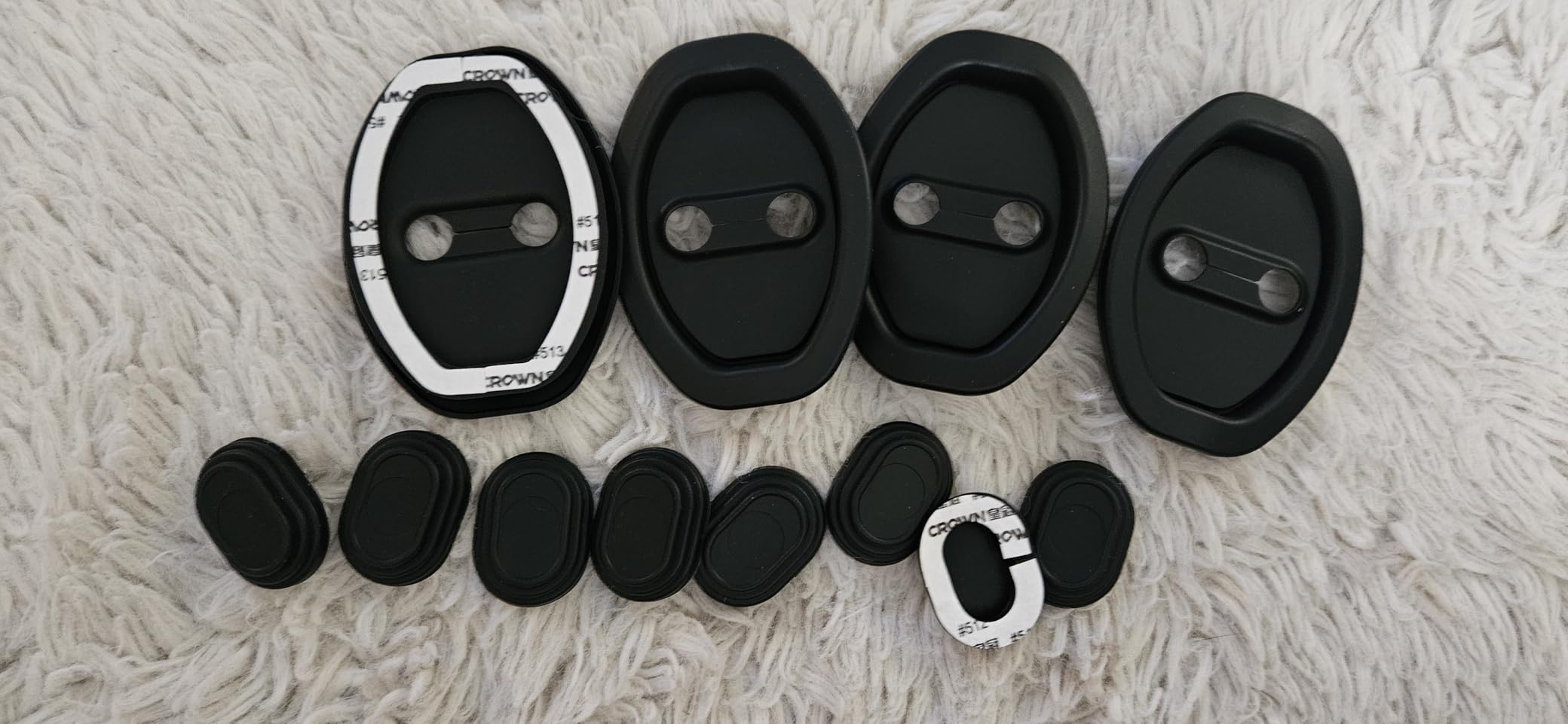 12PCS Universal Silicone Door Lock Protector, Car Door Latch Cover, Noise Reduction, Shock Absorption, Dust & Rust, Self-Adhesive Accessories Latch Protector Car Accessories for Most Vehicles customer photo 2