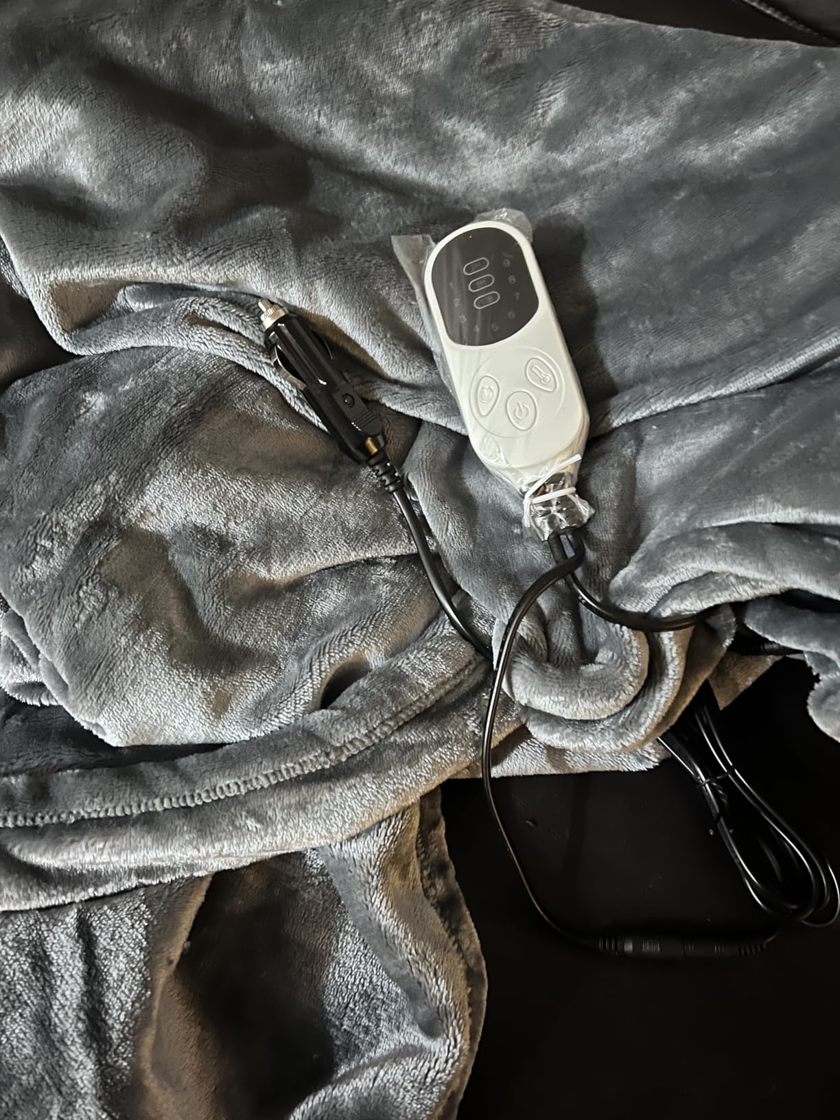 12V Heated Car Blanket Flannel Gentle Soft with 3 Time 9 Heating Settings Portable Electric Automobile Heating Throw Warm Gifts for Winter SUV RV Camping Essentials 59