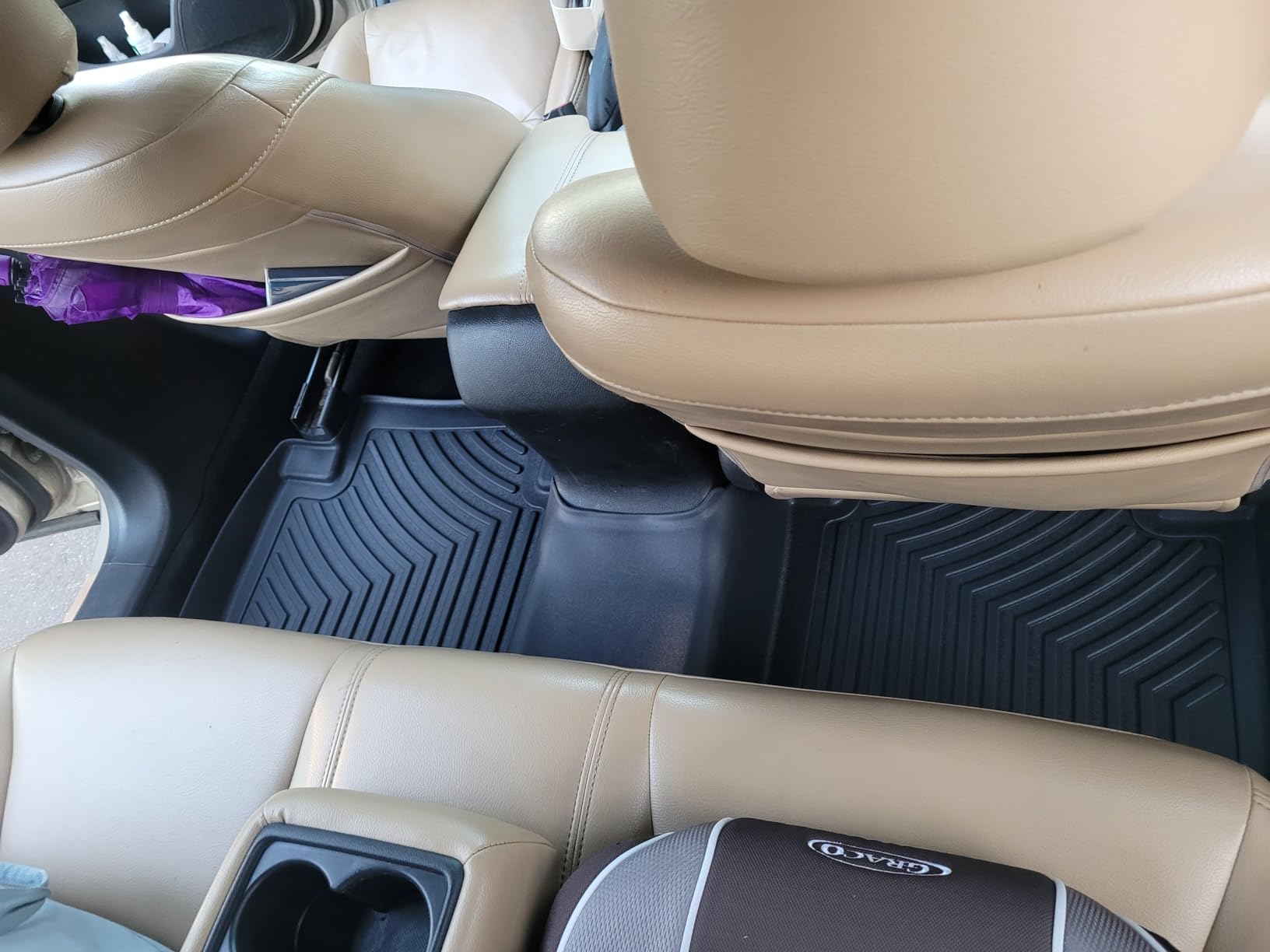 OEDRO Tesla Model Y Juniper Floor Mats 2025 2026 Custom Fit All-Weather TPE Model Y Juniper Back Seat Protector, Cargo Liner, Trunk & Interior Model Y Accessories customer photo 1