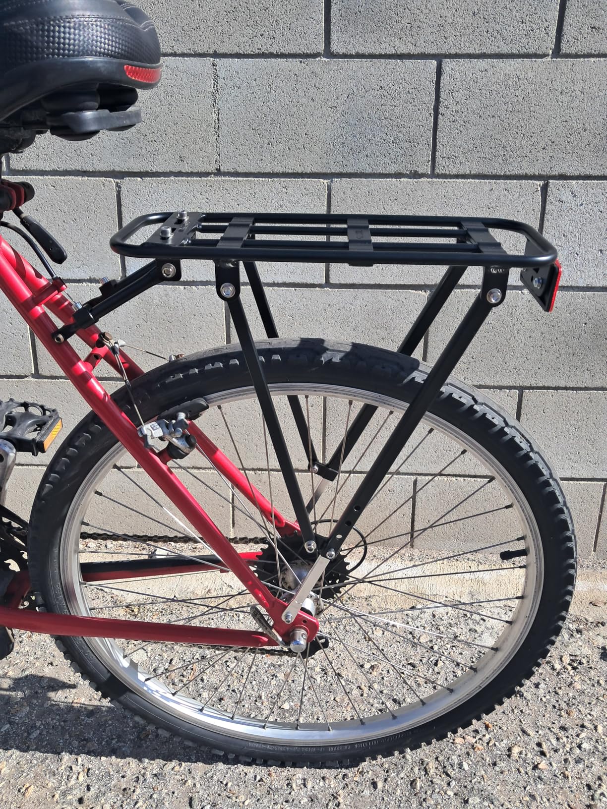 Bike Rear Rack Aluminum: Fits Most 26-29