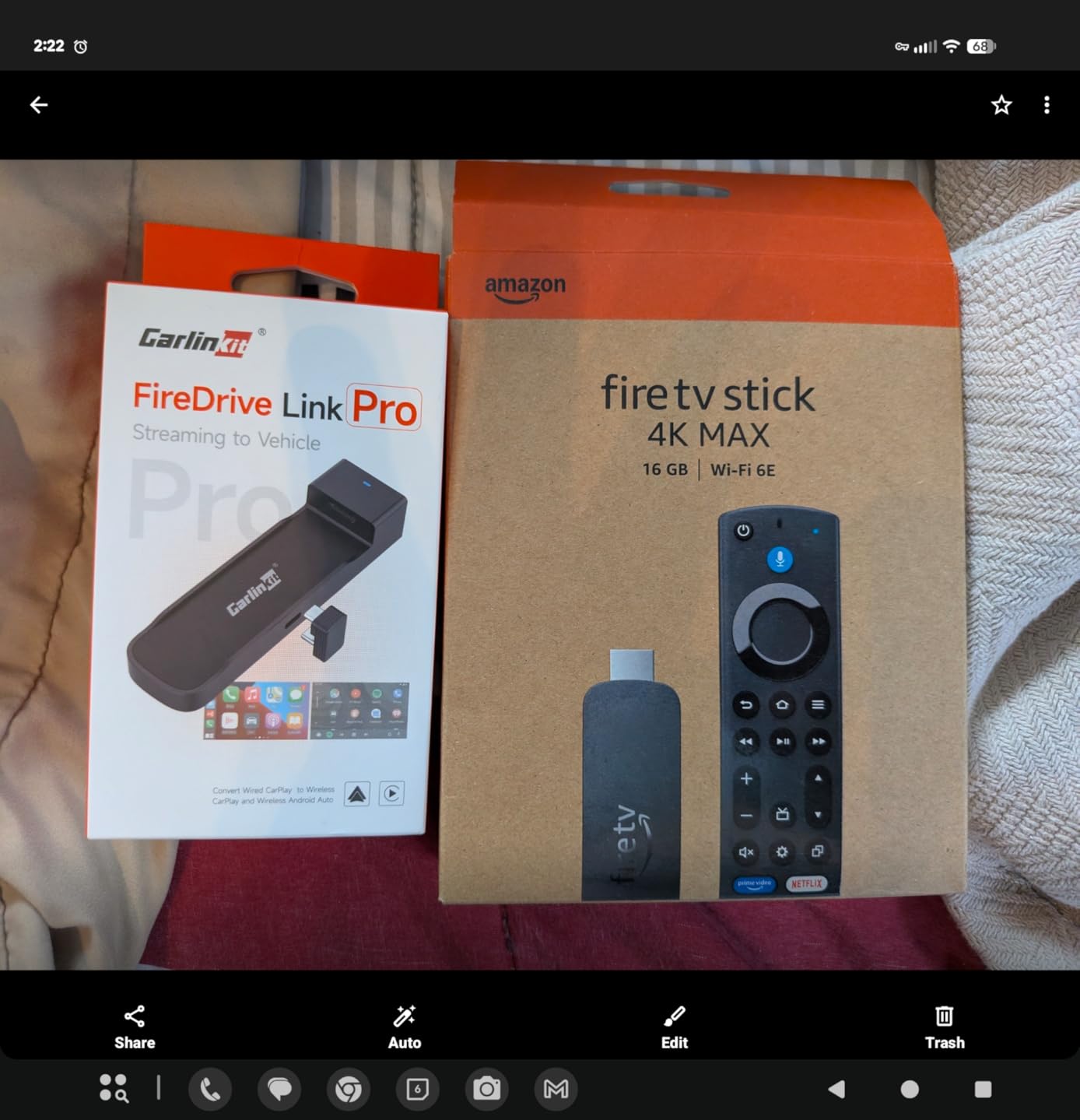 FireDrive Link Pro Car TV Converter, Wireless CarPlay Adapter with HDMI for Fire TV Stick Streaming, Convert Wired CarPlay to Wireless Android Auto & Apple CarPlay Dongle, Plug & Play customer photo 1