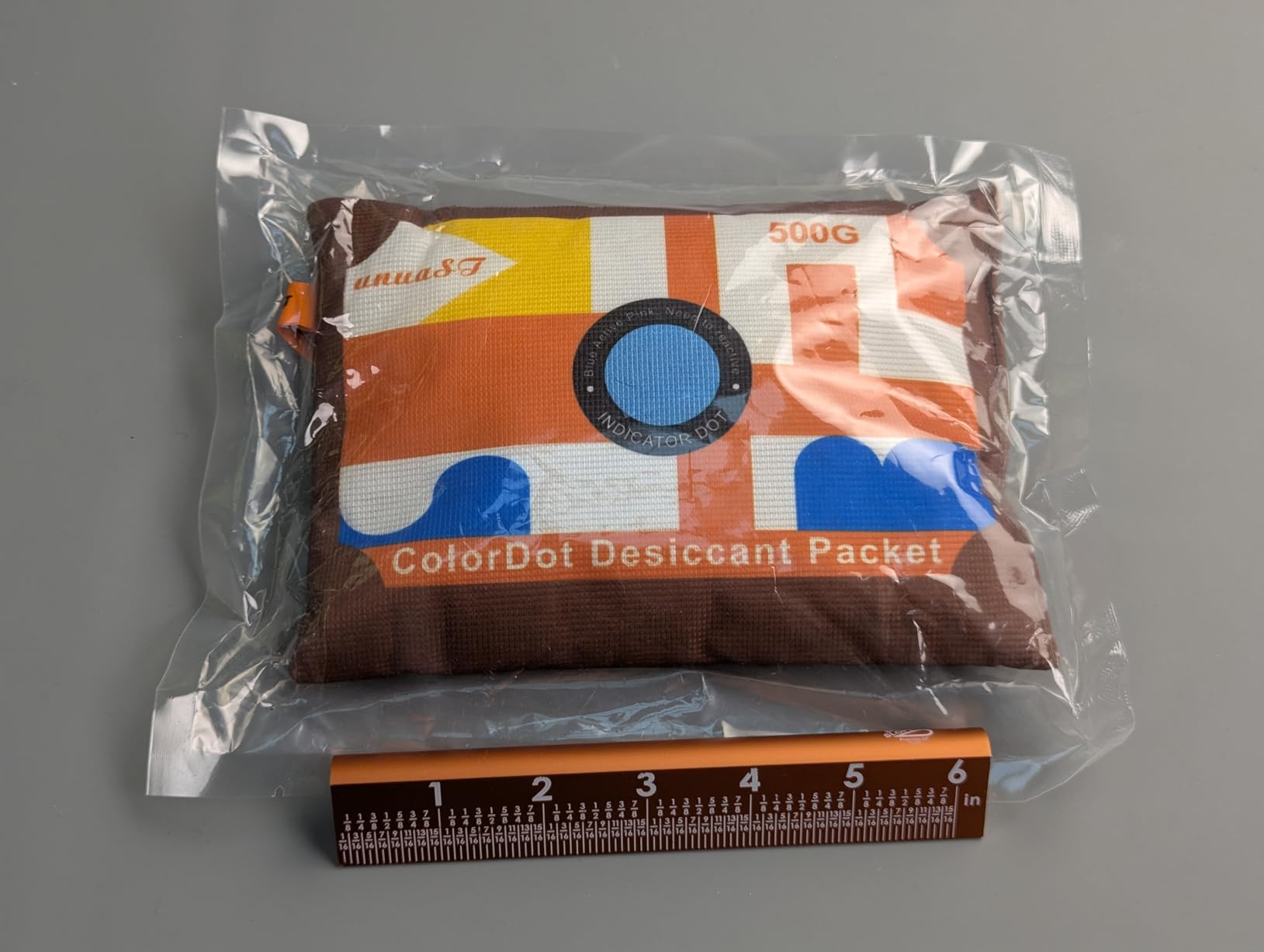 unuaST 4 x 500 Grams [4.4 lbs] Rechargeable Silica Gel Car Dehumidifier, Large Capacity Moisture Absorbers Bags, Color Indicating Desiccant Packs for Storage, Reusable Gun Safe Dehumidifier customer photo 2