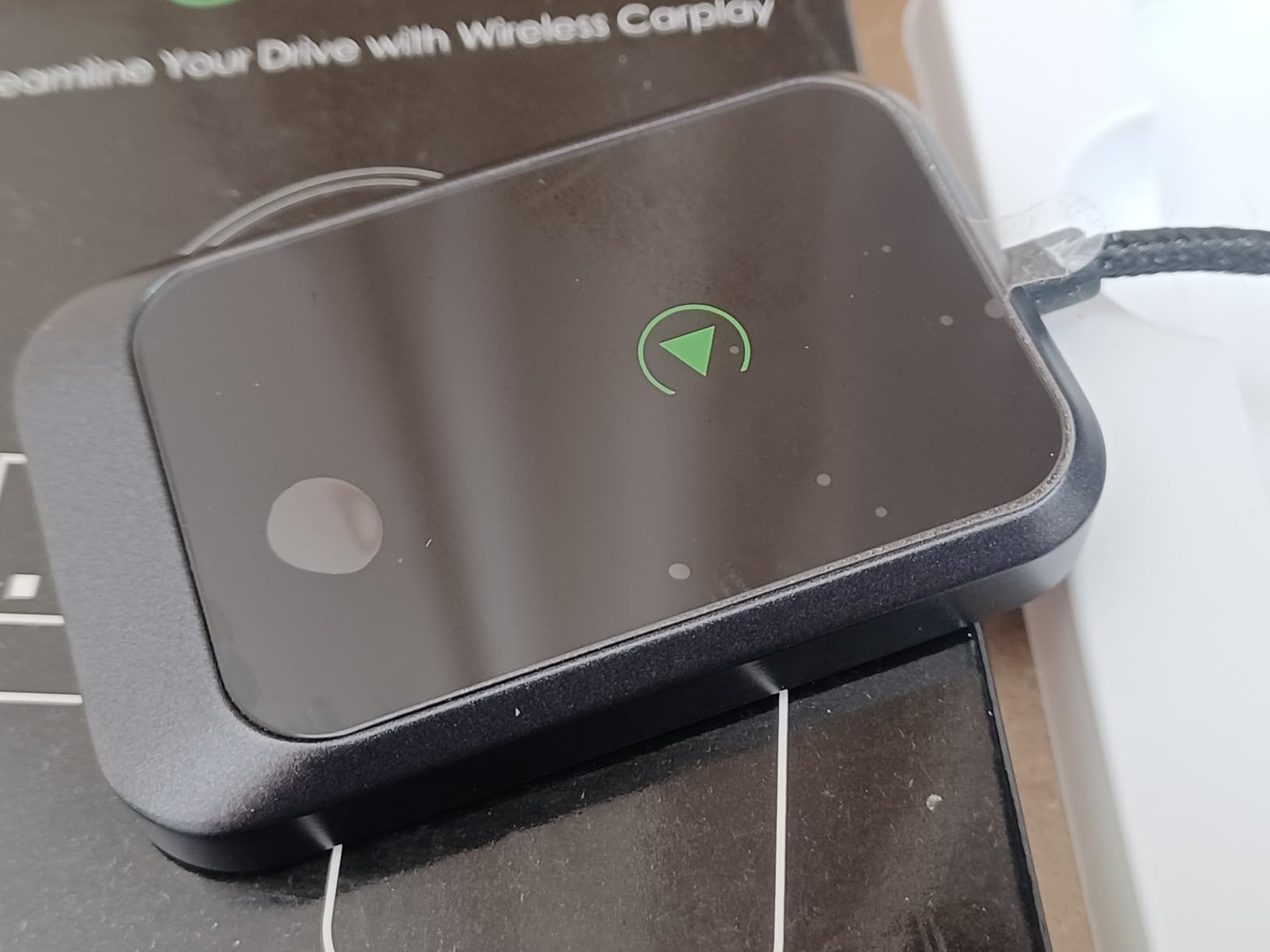 Wireless CarPlay Adapter for iPhone - Plug-and-Play with USB-A Extension & USB-C Connector, Zero Latency, Compatible with 2016+ Cars & iOS 10+ customer photo 1