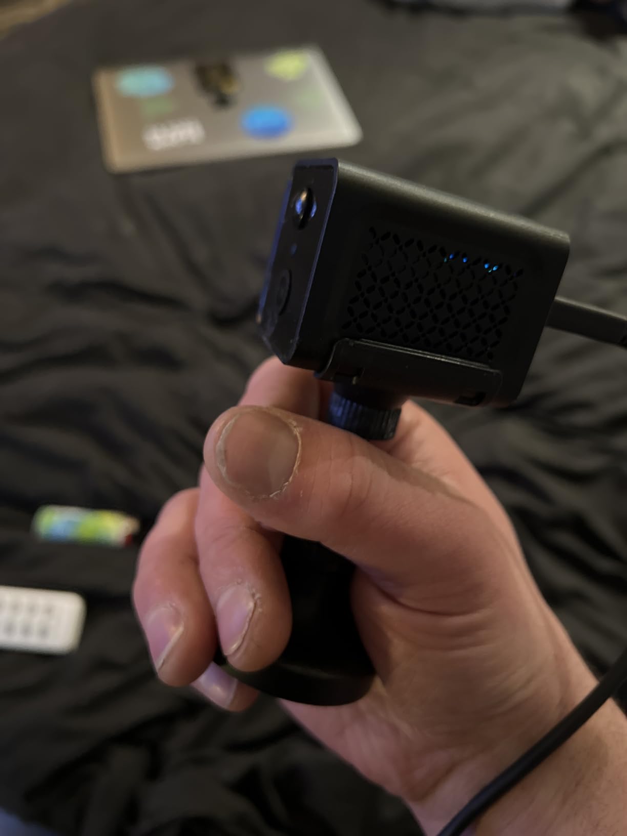 4G LTE Cellular Small Security Camera, No WiFi Security Camera with Night Vision, PIR Motion, SIM Card, 20-Day Battery Standby, Portable Magnetic Survelliance Cam for RV, Indoor, Barn, Farm customer photo 1