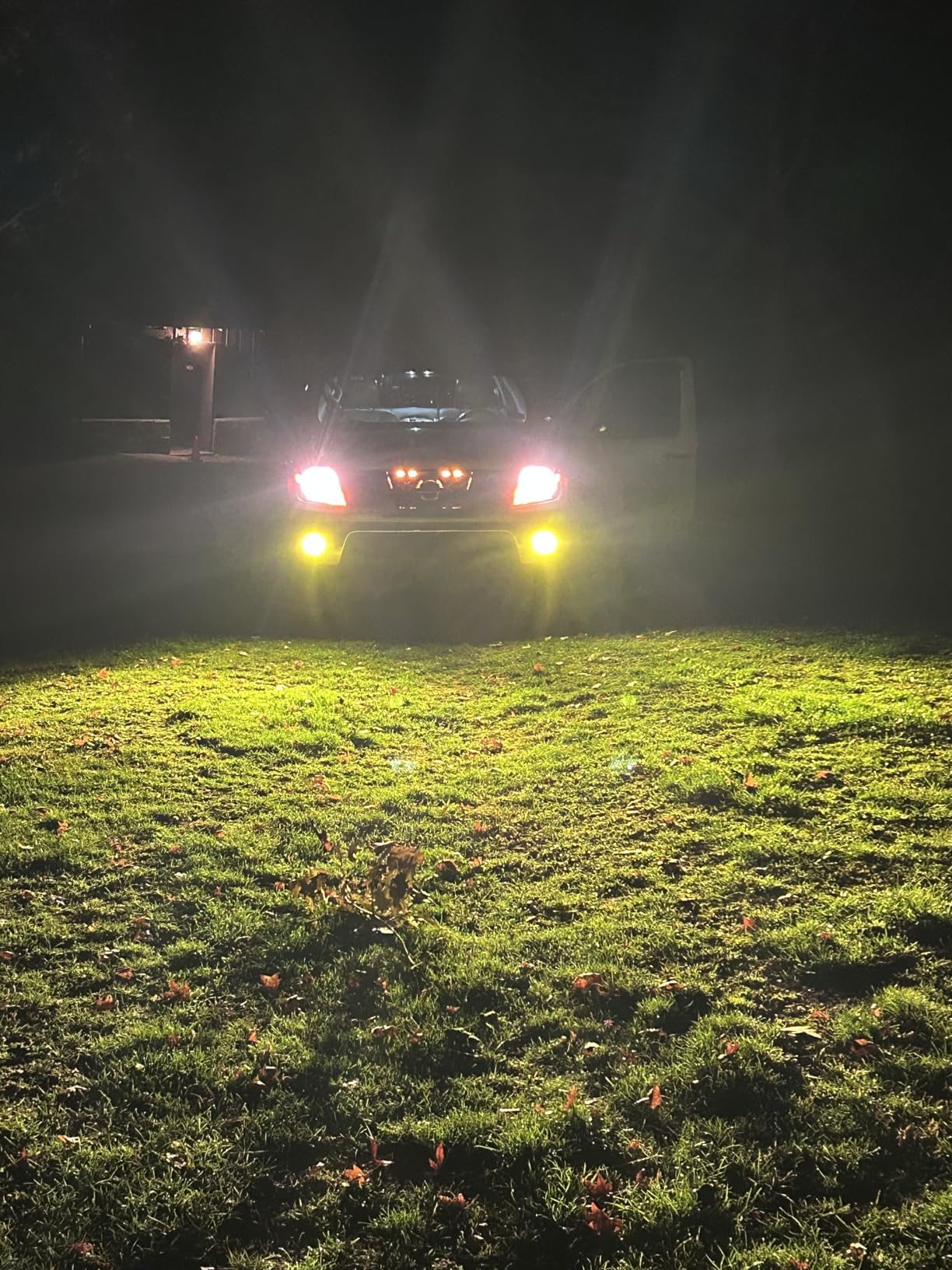 AUXITO H11 H16 H8 LED Fog Light Bulbs 6500K White 1200% Brightness 40,000LM Mini Size H11 LED Fog Lights or DRL Upgrade, Non-polarity, Play and Plug (Pack of 2) customer photo 2