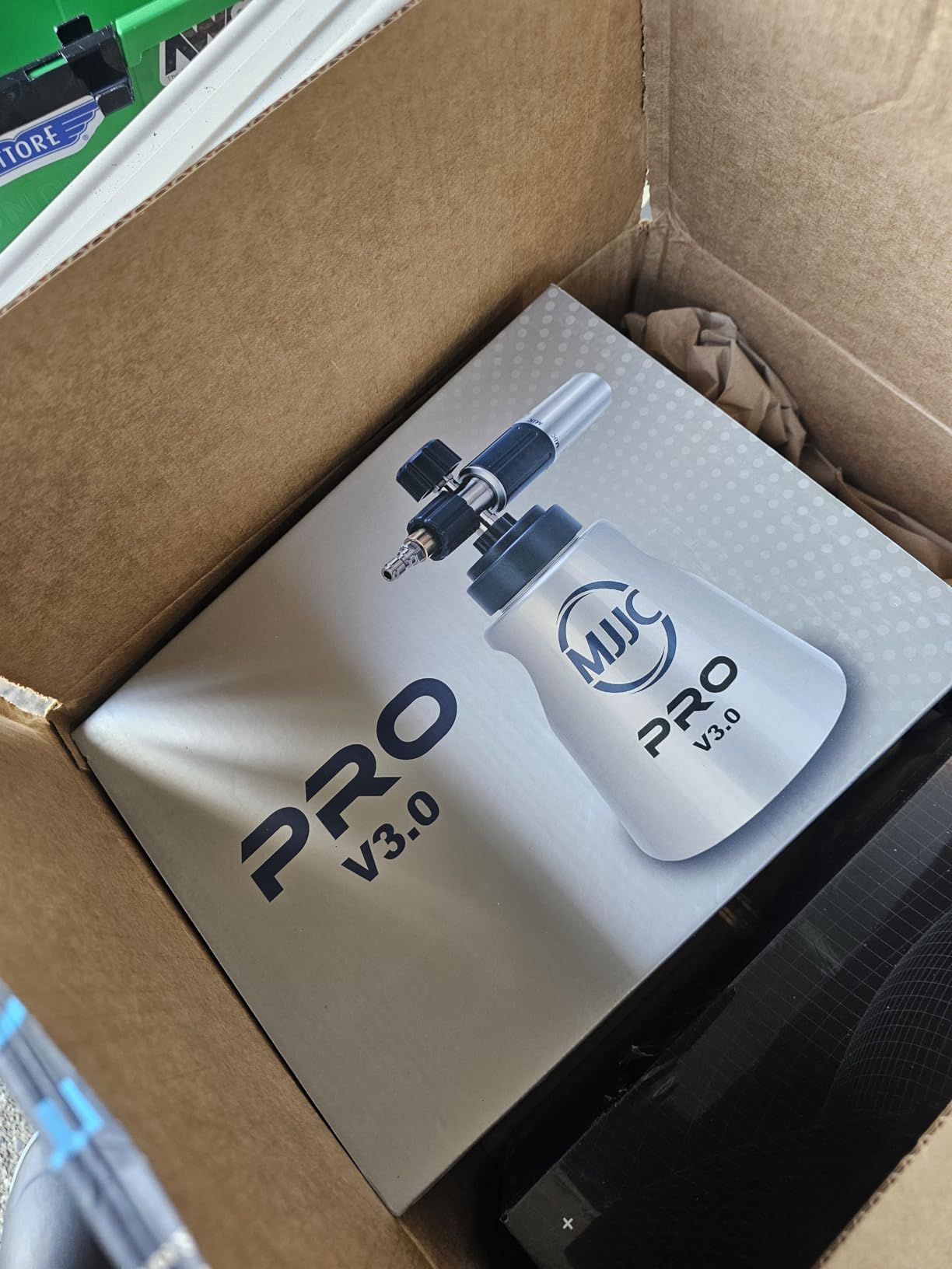 MJJC PRO V3.0 Ultimate Foam Cannon for Pressure Washers - Professional Car Wash Accessory Kit with Thick Foam, Stainless Steel, 44 fl oz Bottle (Pro V3.0 (1/4