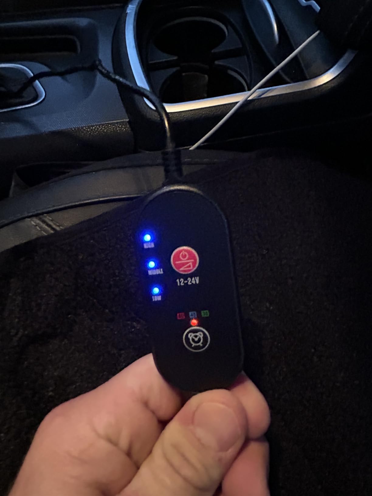 Heated Seat Cover with Fast Heat Warmer, Large Size Winter Seat Cushion Heating Pad Warm Christmas Holiday Gift for Home Office Winter, 3 Models Setting, Black customer photo 1