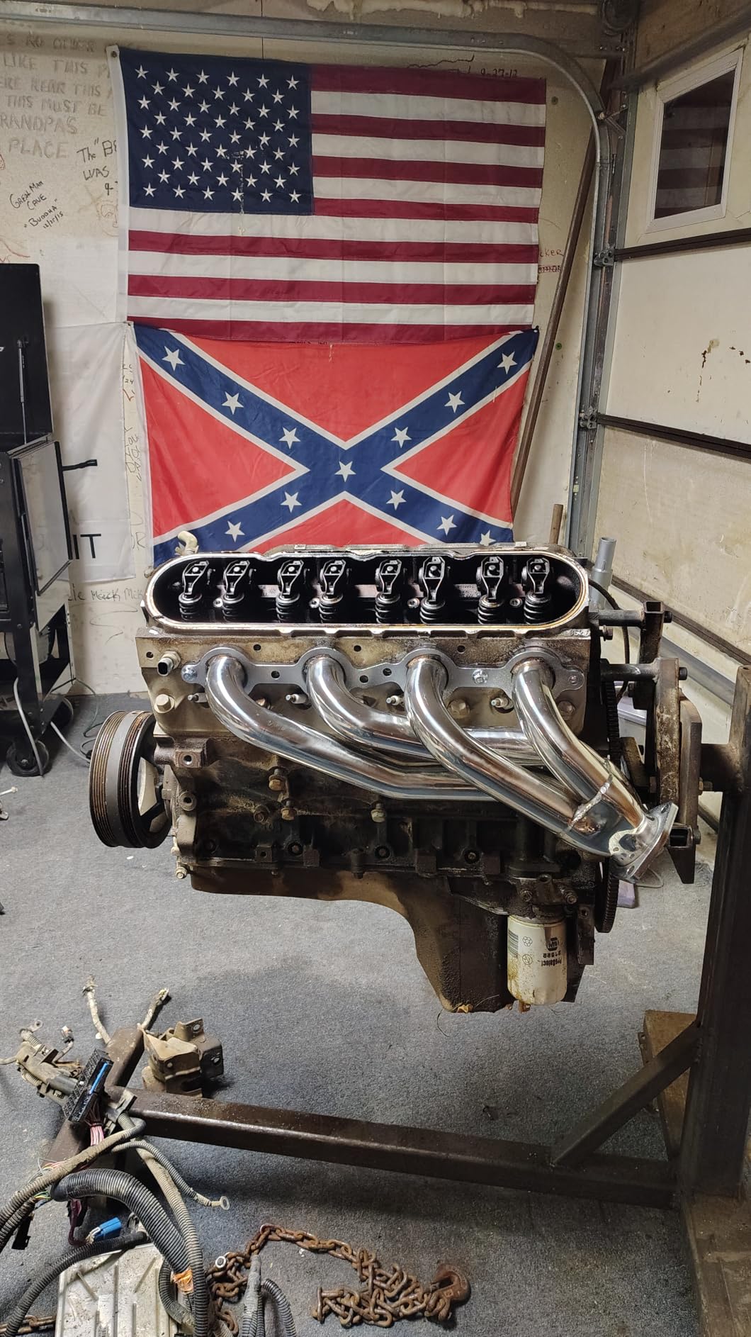 LS Swap Shorty Exhaust Headers with Upgraded MLS Steel Header Gaskets and Copper Collector Gaskets 304 Stainless Steel 2.5 Inch 3 Bolt Collectors 5.3L 6.0L 6.2L LS1 LS2 LS3 LS6 LS Engine Swaps Only customer photo 1