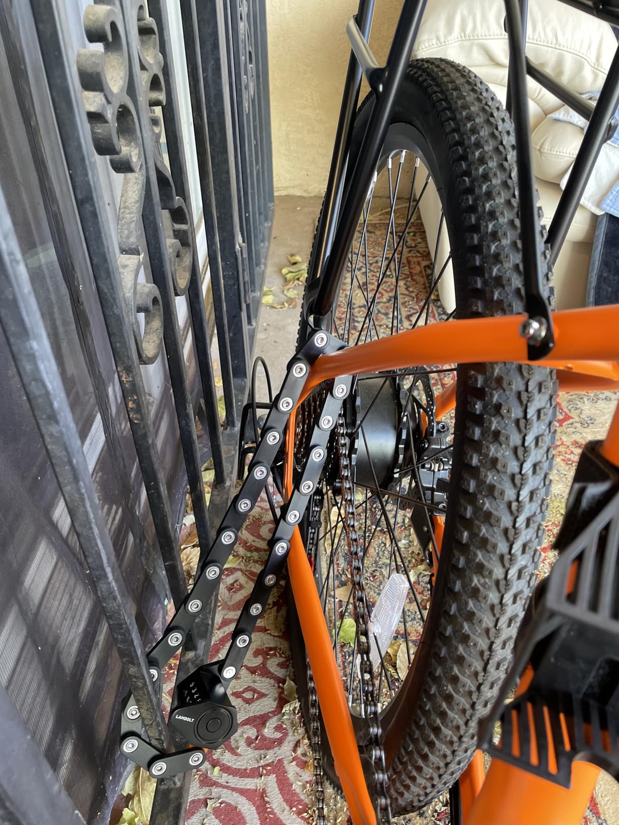 Lambolt Electric Scooter Lock - Heavy Duty Anti-Theft Folding Combination Bike Lock for Ebike customer photo 1