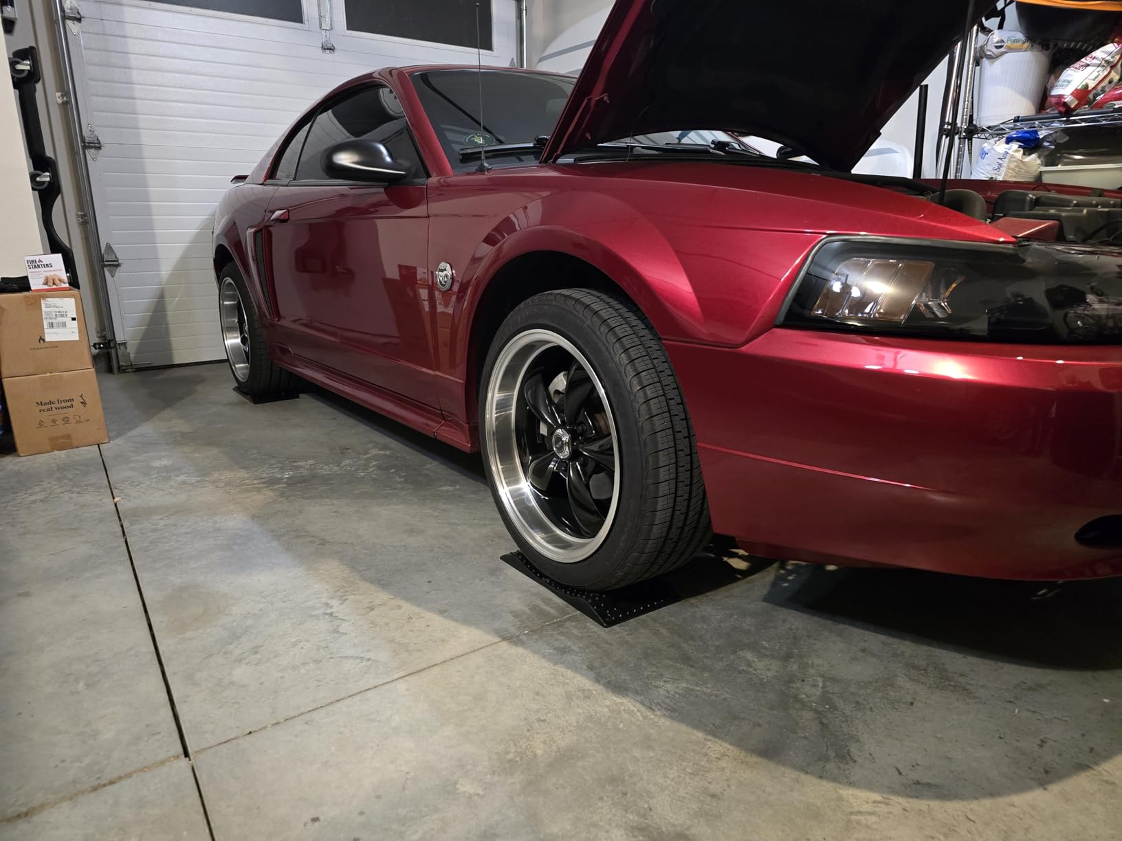 Tire Saver Ramps Set of 4, 60000 lbs Capacity Prevent Flat Spots Protect Car & RV Tires Heavy Duty Non-Slip Rubber Easy to Carry customer photo 1