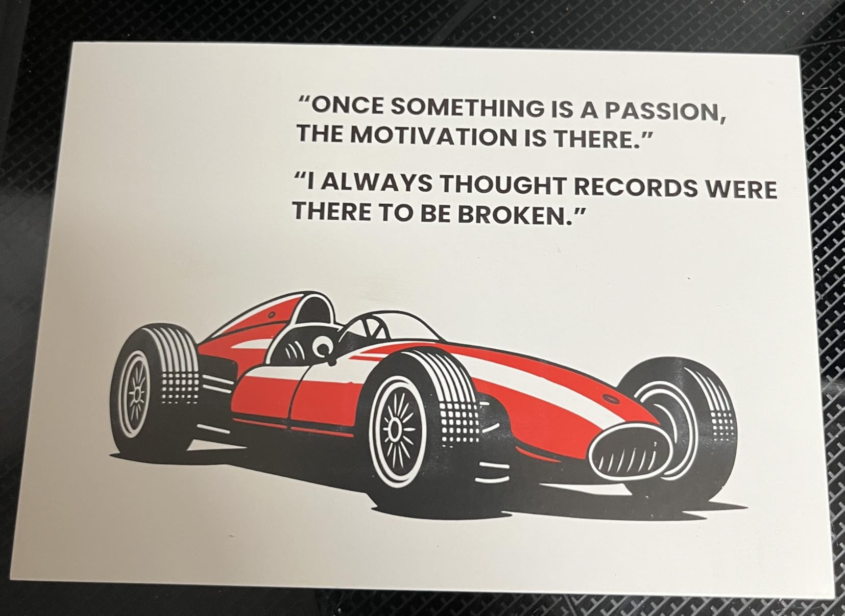 Motorsport Fan Gift Set - Car Racing Mug, Socks, Keychain & Quote Cards | Racing Gifts for Men, Car Lovers and Motorsport Enthusiasts customer photo 1