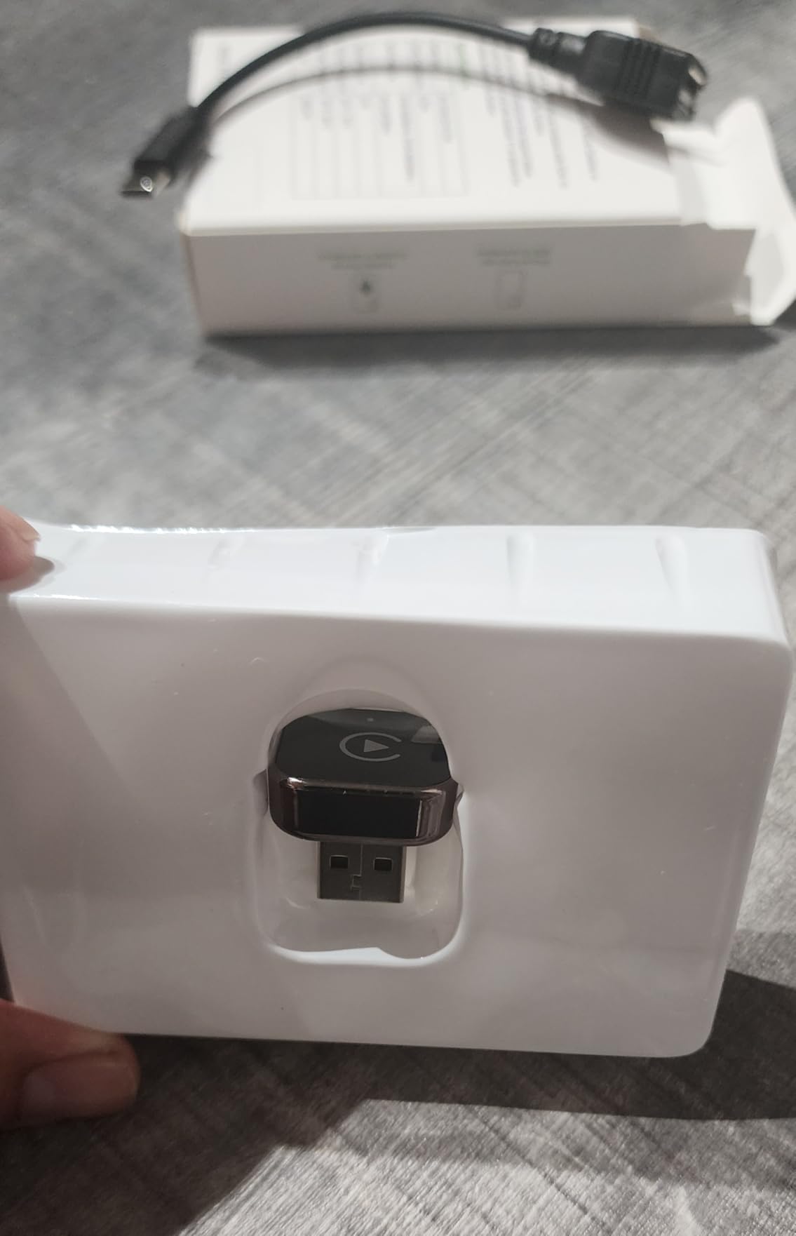 iGENJUN Wireless CarPlay Adapter 2026 Upgrade Mini Design, USB/USB-C Plug & Play Converts CarPlay to Wireless - Easy Use Fast Stable Connection Car Play for iPhone & Android customer photo 2