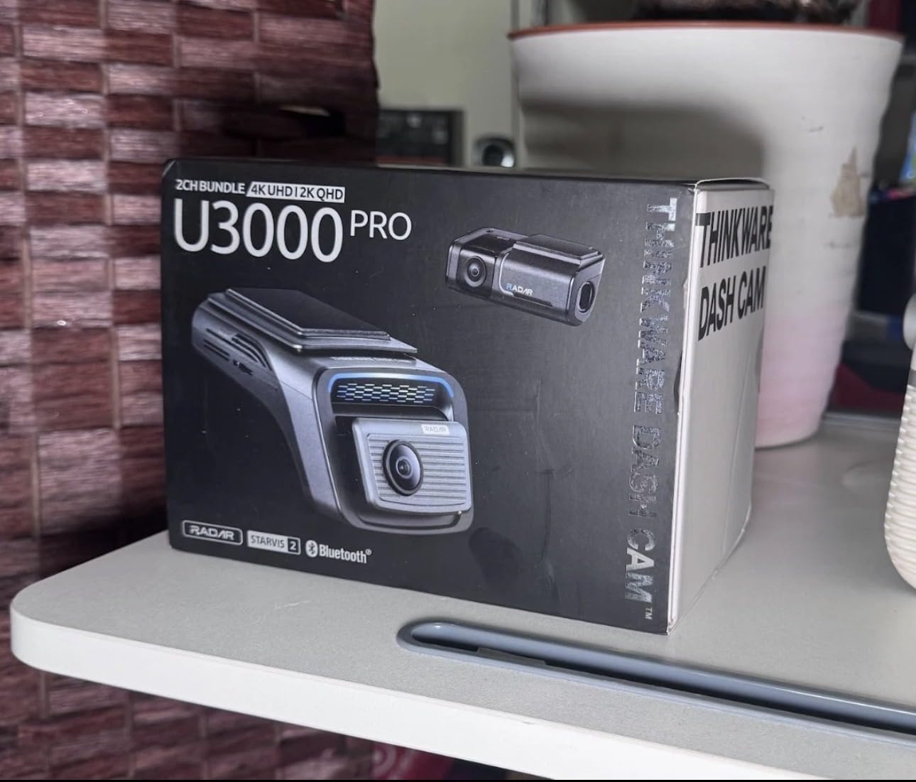 Thinkware U3000 PRO 2CH 4K HDR Dual Dash Cam Front and Rear - 4K+2K STARVIS 2, Super Night Vision 4.0, Radar Parking Mode, Thermal Protection, 5GHz Wi-Fi and GPS - 64GB MicroSD & OBD Cable Incl customer photo 1