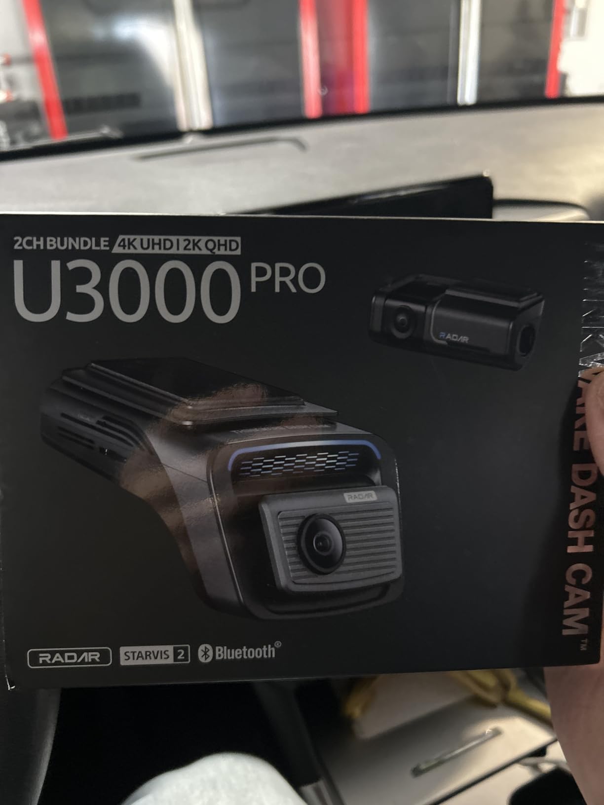 Thinkware U3000 PRO 2CH 4K HDR Dual Dash Cam Front and Rear - 4K+2K STARVIS 2, Super Night Vision 4.0, Radar Parking Mode, Thermal Protection, 5GHz Wi-Fi and GPS - 64GB MicroSD & OBD Cable Incl customer photo 2