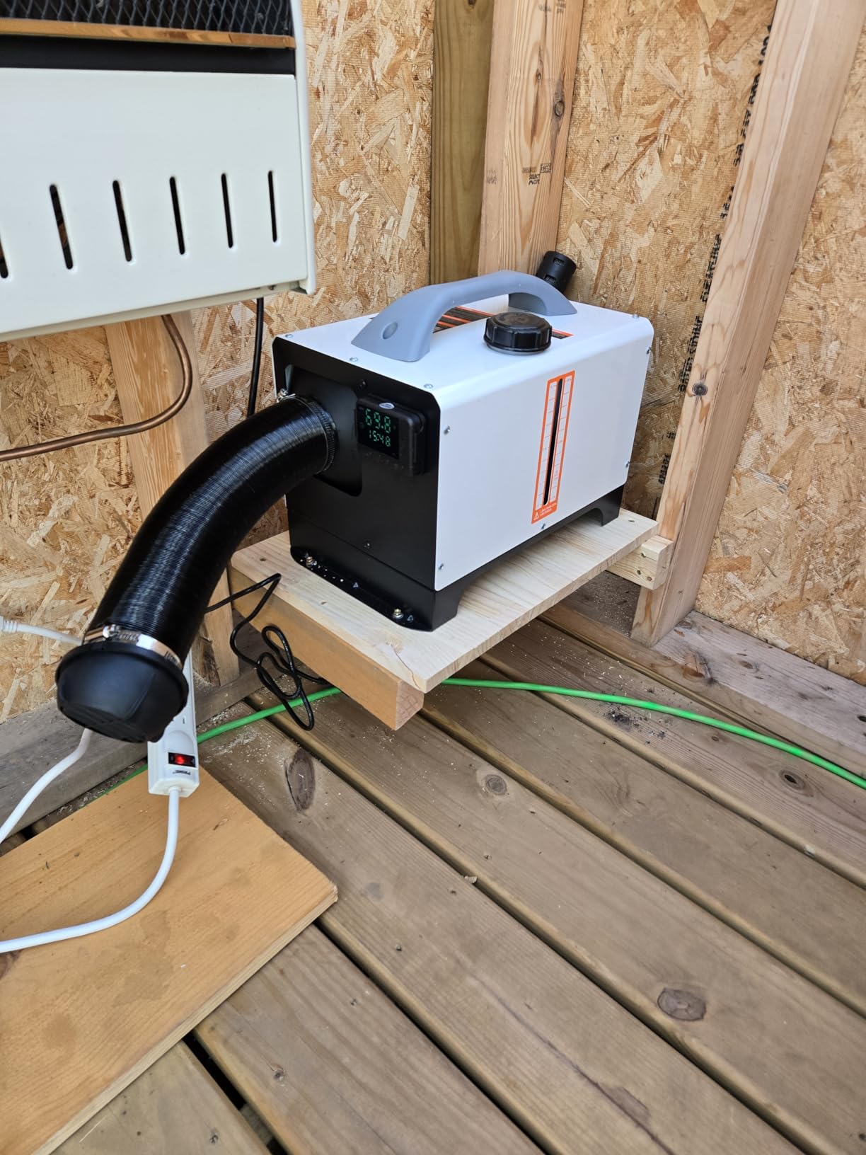 VEVOR Diesel Heater 8KW, DC 12V/24V, All in One Portable Diesel Heater with Bluetooth APP Control, Remote Control and LCD Screen, 1.3 Gal Fuel Tank for Trucks, Vans, RVs, Campers, and Garages customer photo 2