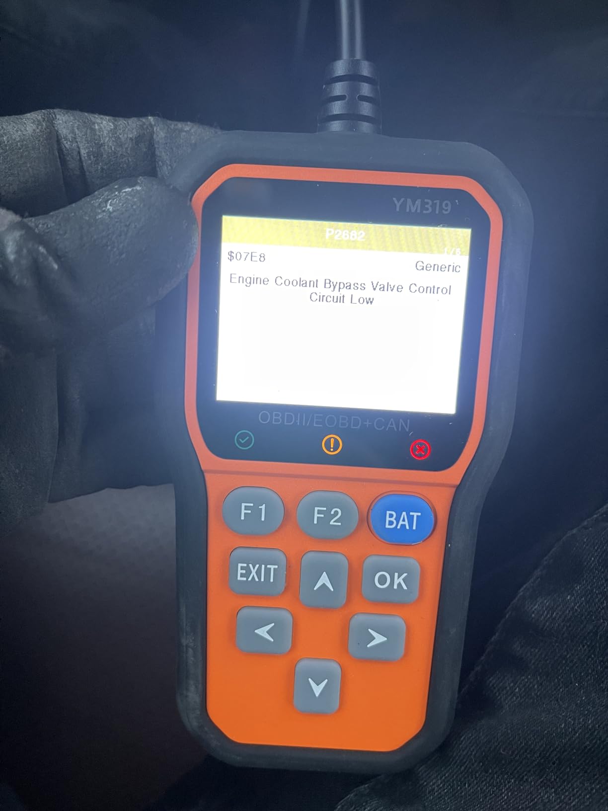 BluSon YM319 OBD2 Scanner Diagnostic Tool with Battery Tester, Check Engine Fault Code Reader with Live Data, Cloud Printing, DTC Lookup, Freeze Frame, Scan Tool for All OBDII Protocol Cars Since 1996 customer photo 1