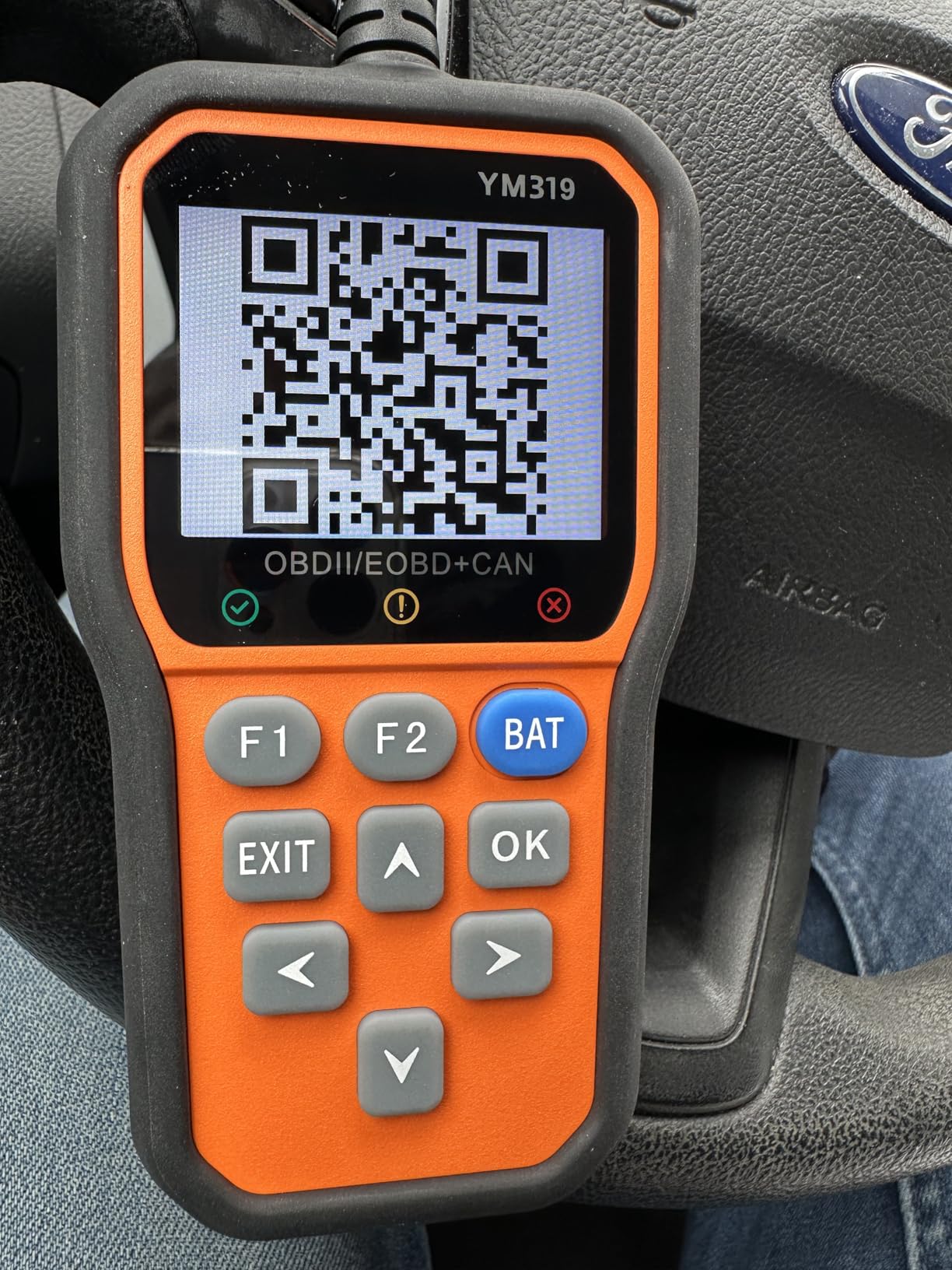 BluSon YM319 OBD2 Scanner Diagnostic Tool with Battery Tester, Check Engine Fault Code Reader with Live Data, Cloud Printing, DTC Lookup, Freeze Frame, Scan Tool for All OBDII Protocol Cars Since 1996 customer photo 2