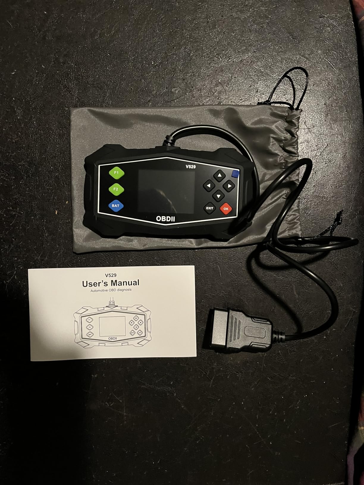 Enhanced OBD2 Scanner Diagnostic Tool - Check Engine Code Reader with Battery Tester, EVAP, Live Data, Mode 6/8, Professional Car Scan Tool with Freeze Frame, DTC Lookup for All OBDII Vehicles 1996+ customer photo 1