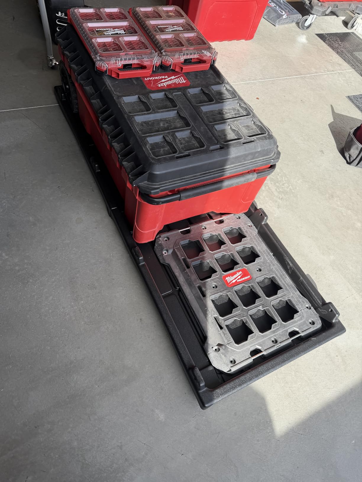 Slide-Out Truck Bed Cargo Tray Compatible with Ford F150 Chevy Silverado GMC Sierra Dodge Ram Toyota Tundra HDPE Lightweight Sliding Organizer Trolley System Accessories (5.2FT+ Bed ONLY) customer photo 1