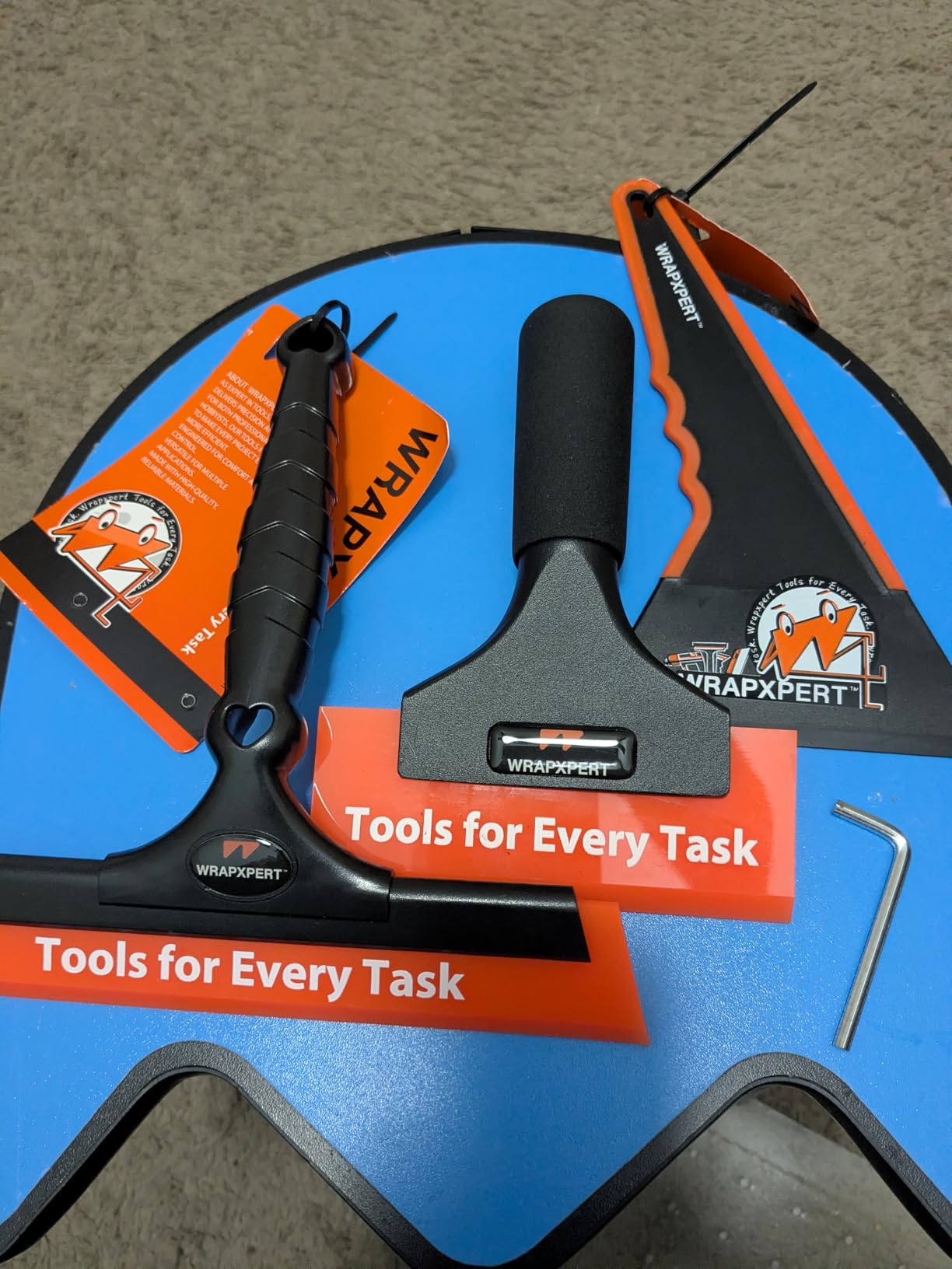 WRAPXPERT Window Tint Tools Kit, 3-Step Professional Window Tint Squeegee Set for Windshield & Rear Glass Tinting, Squeegee for Car Window Film Installation, Fast Water Removal and Bubble-Free Finish customer photo 1