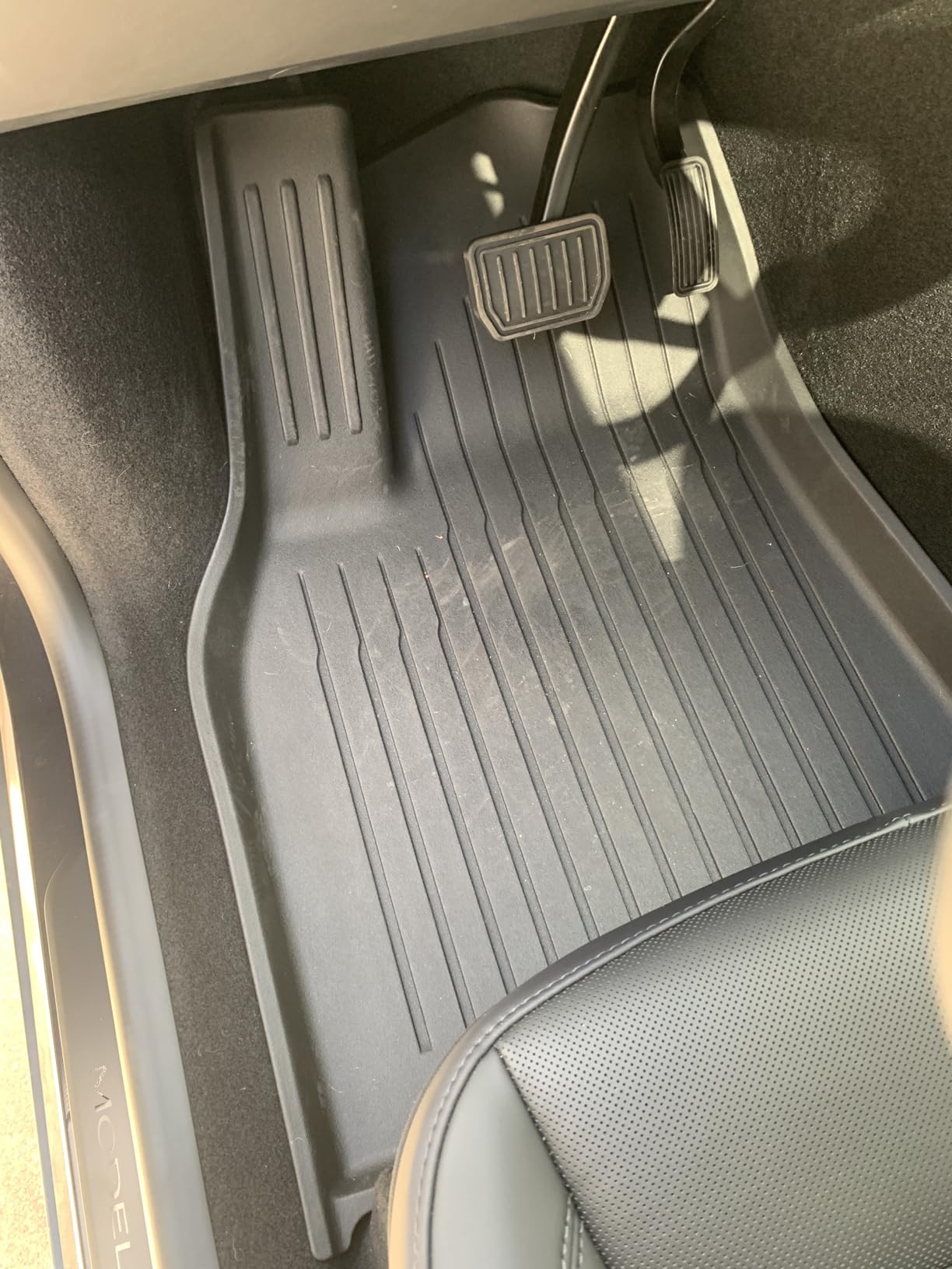 WEIZE Tesla Model Y Juniper Floor Mats 2025 2026, 11 PCS Full Set All Weather Non-Slip Floor Mats & Cargo Liners, Black Car Mats for Tesla Interior Accessories customer photo 2