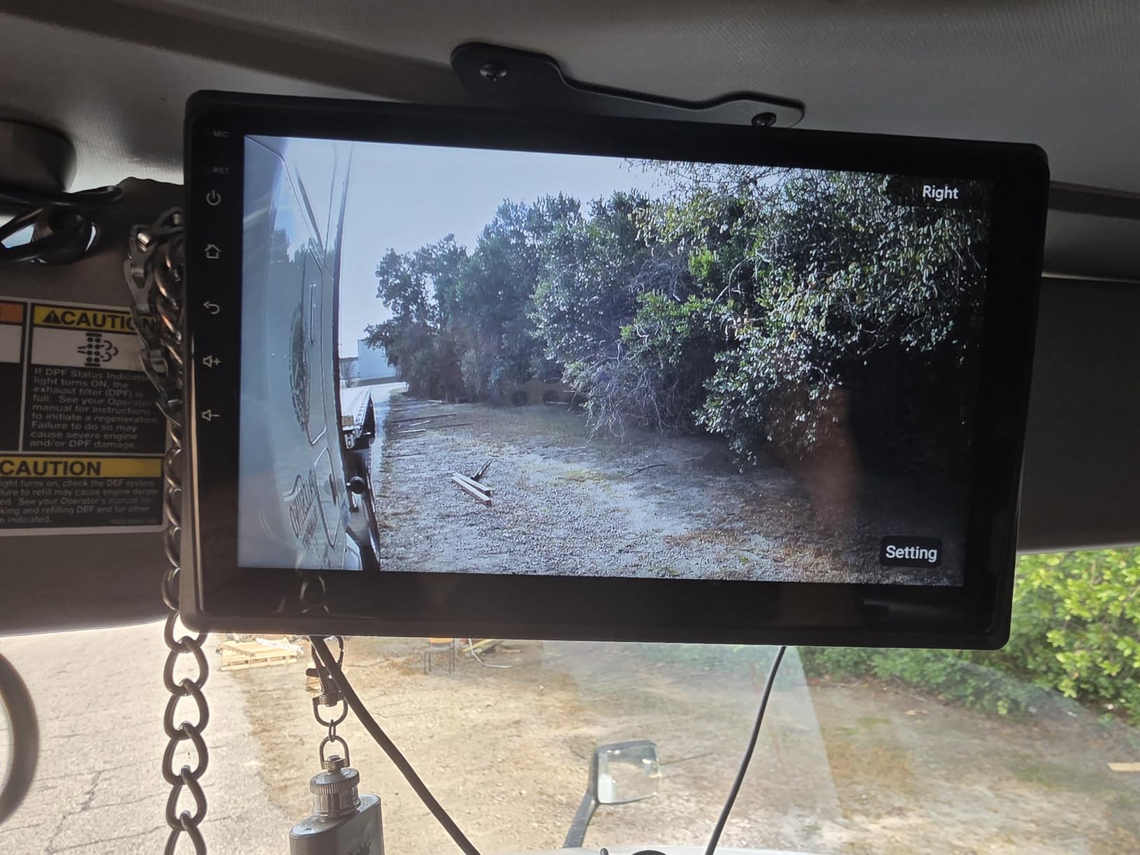 RV Backup Camera System with Carplay, Wired Security 1080P Cameras with 10.1 inch Android Auto 6 CH Touch Screen, GPS Navigation Loop Recording DVR for RV Semi Truck Trailer Camper customer photo 1