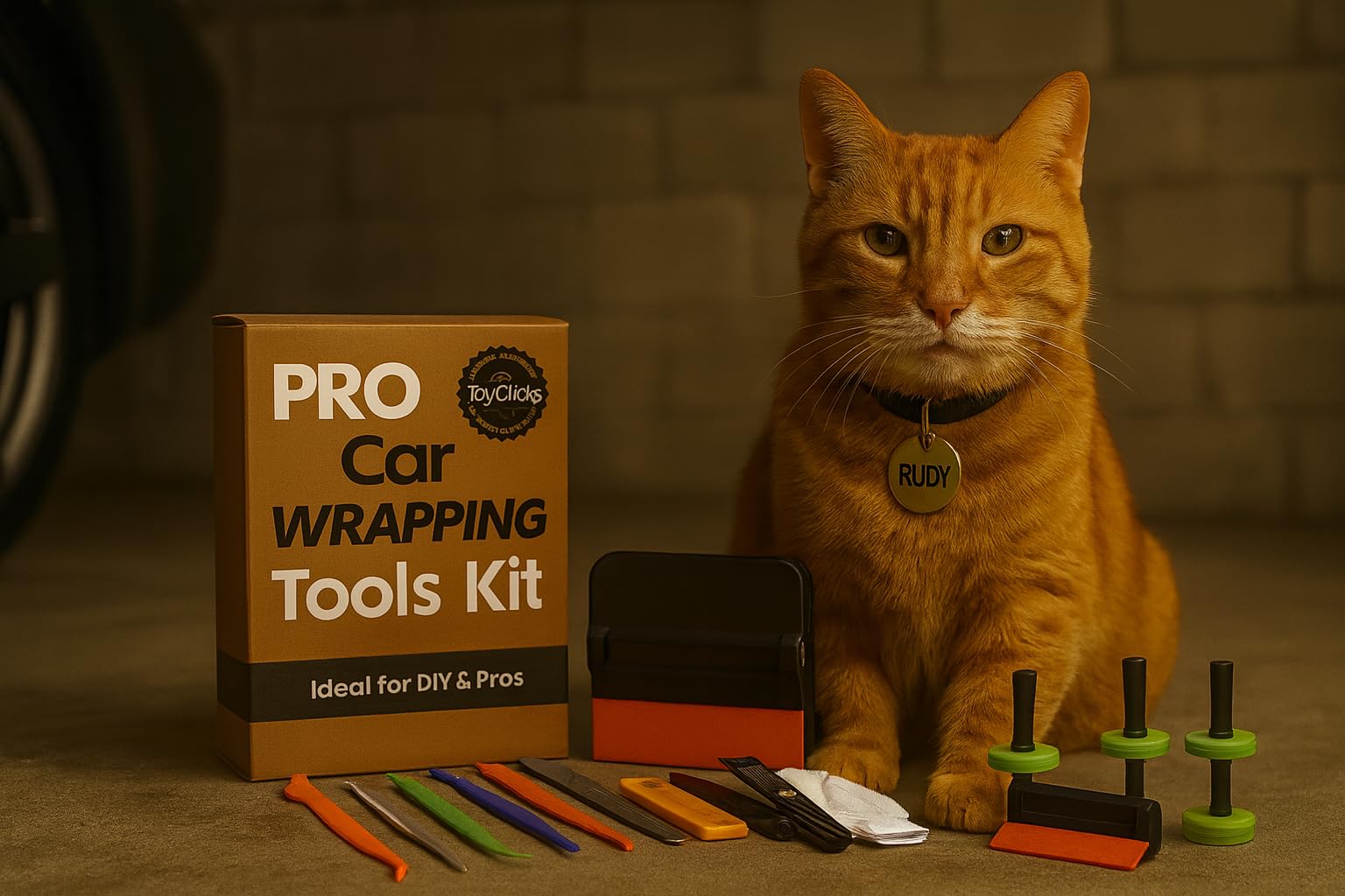 Vinyl Wrap Tool Kit Car Wrap Kit Vehicle Wrapping Tools with Felt Squeegee Utility Knife Magnetic Holders Gloves PPF Tools Stick Tucking for Wraps Automotive Window Tint Tool Installation customer photo 1