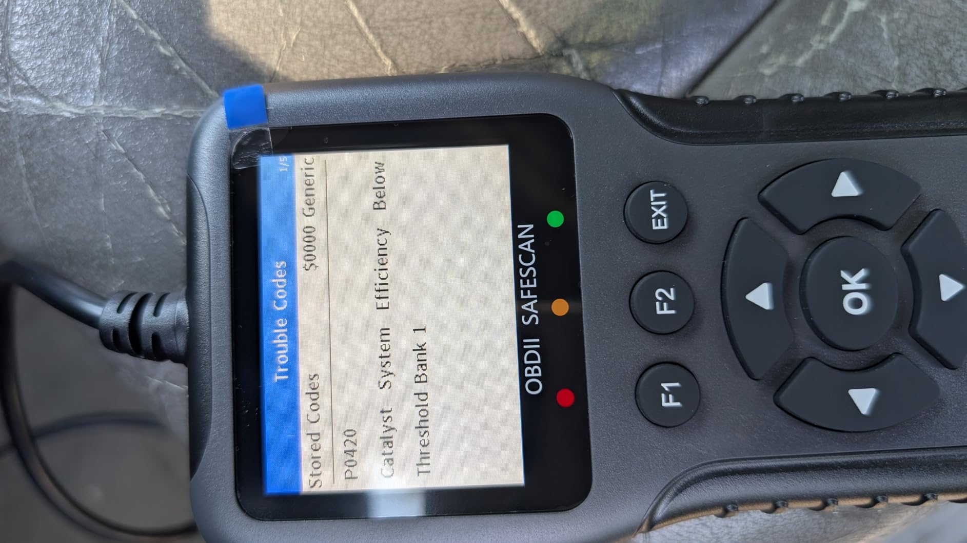 2026 Enhanced Universal OBD2 Scanner, Check Engine Code Reader - 45000+ Fault Codes, Live Data, I/M Readiness, Battery Voltage Check, Read & Clear Error Codes for All OBDII Protocol Car 1996+ customer photo 1